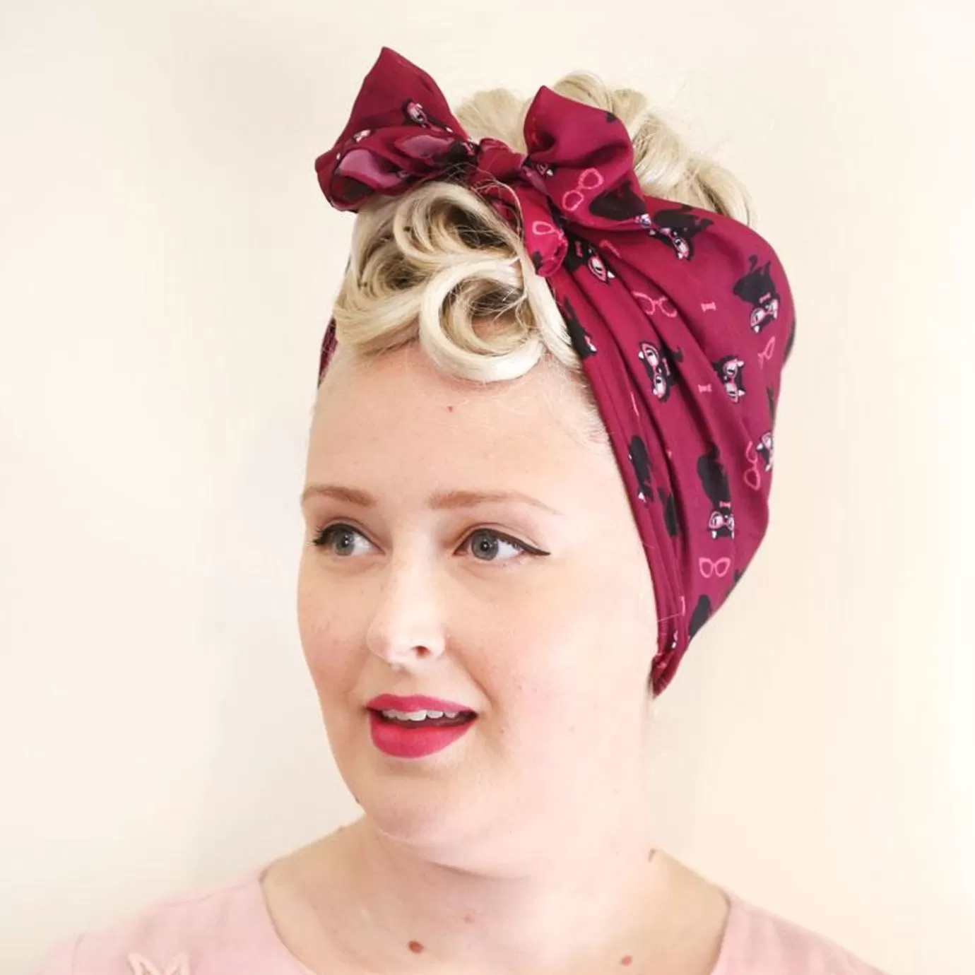 Erstwilder Elissa The Indie Cat Head Scarf* Scarves