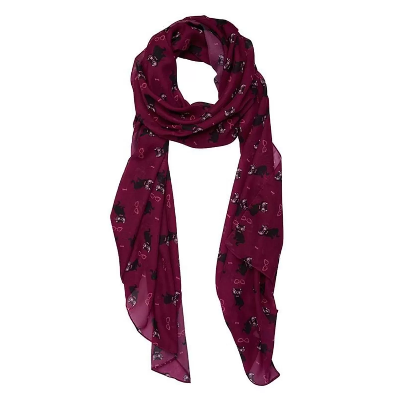 Erstwilder Elissa The Indie Cat Large Neck Scarf* Scarves