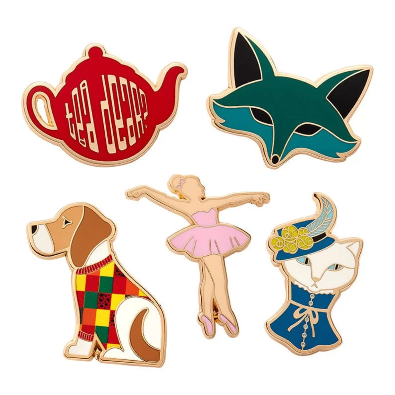 Erstwilder Fan Favourites Enamel Pin Pack - 5 Piece* Enamel Pins