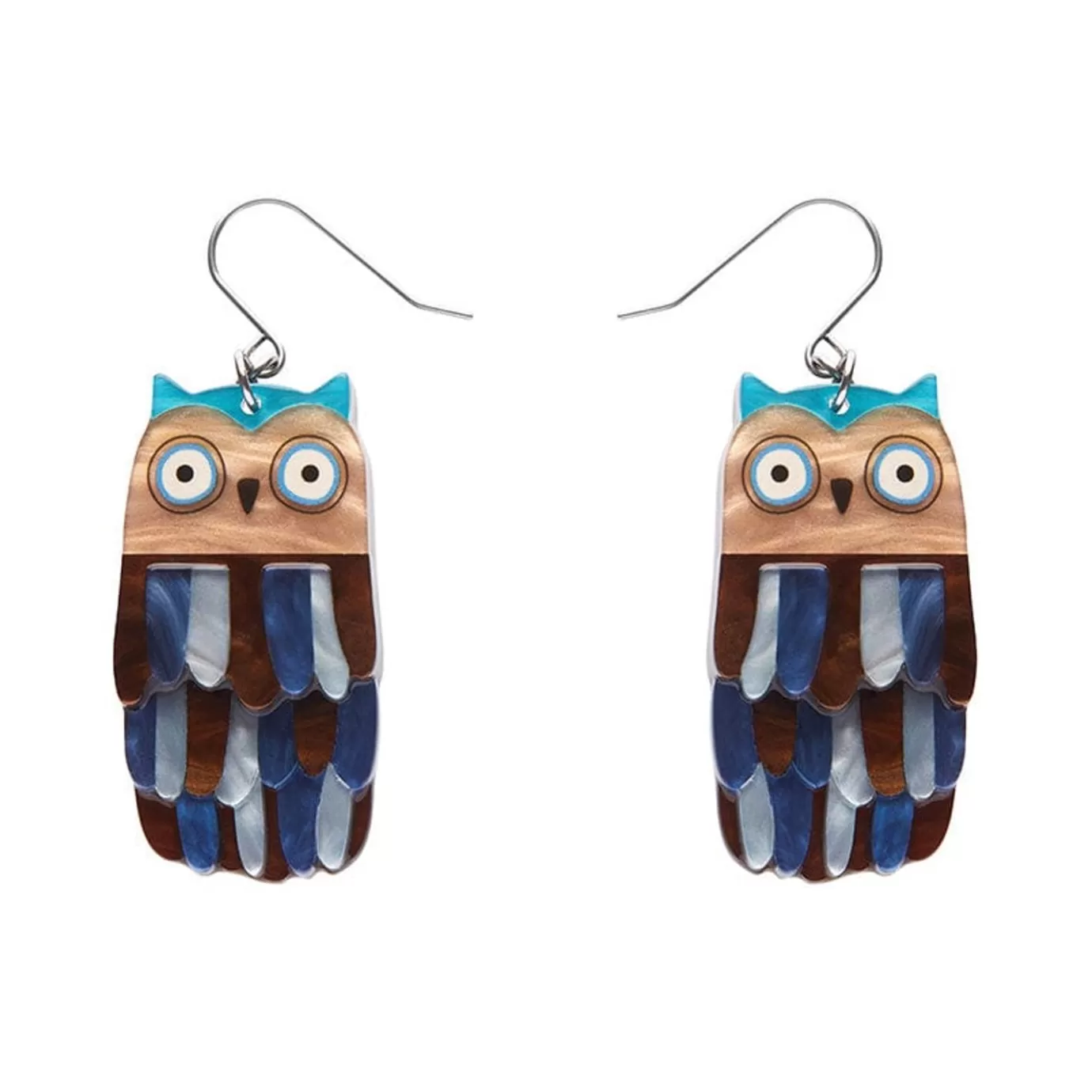 Erstwilder Feather Dress Drop Earrings* Earrings