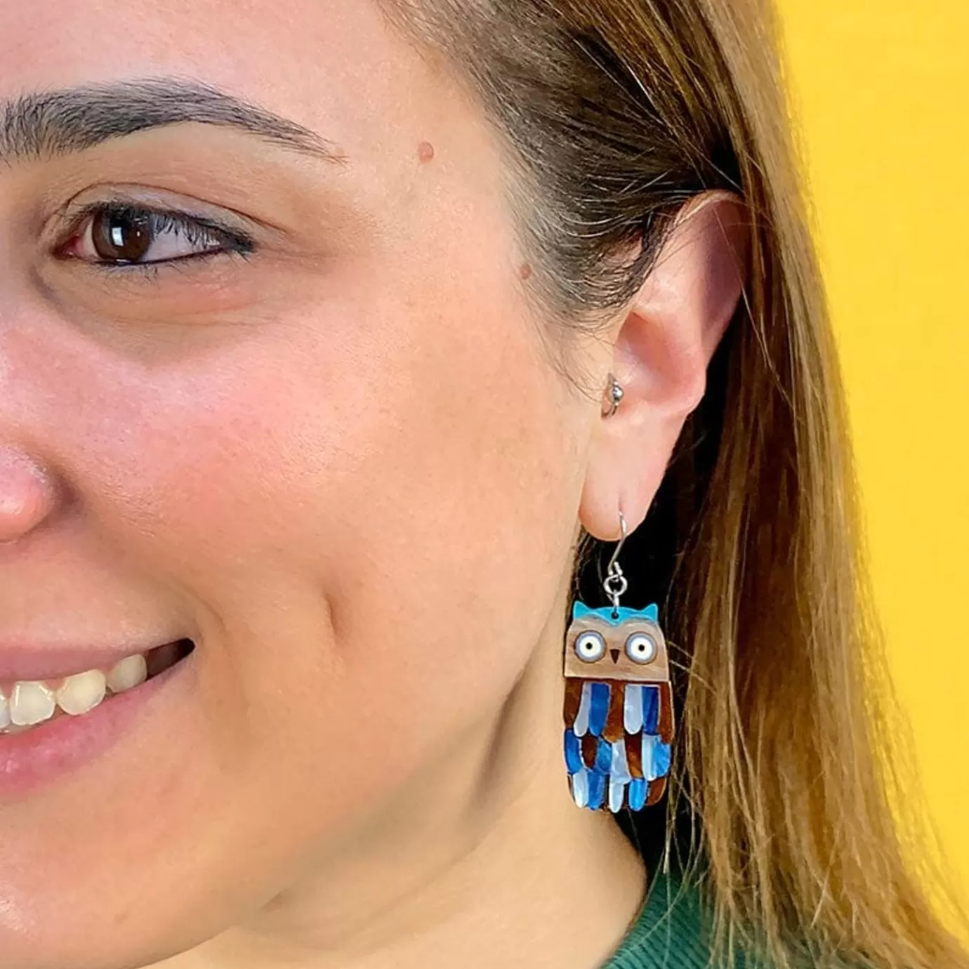 Erstwilder Feather Dress Drop Earrings* Earrings