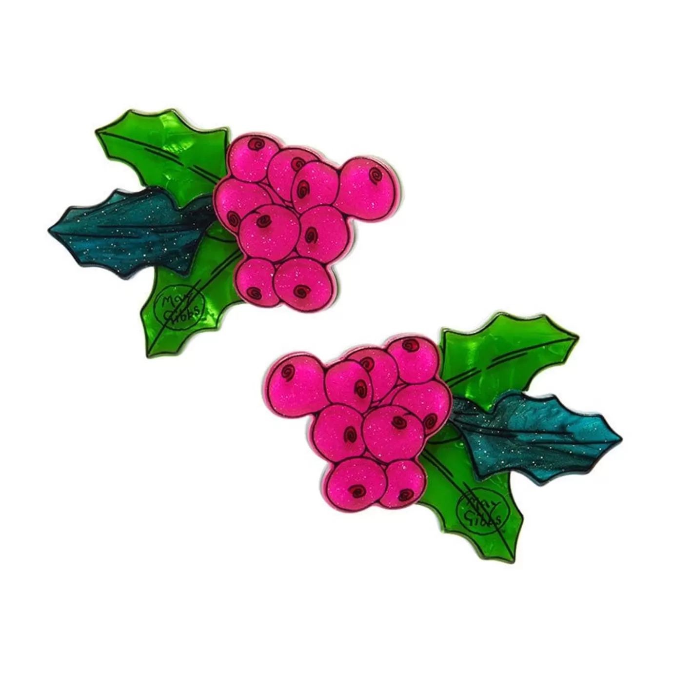 Erstwilder Festive Foliage Hair Clips Set - 2 Piece* Hair Clips & Claws