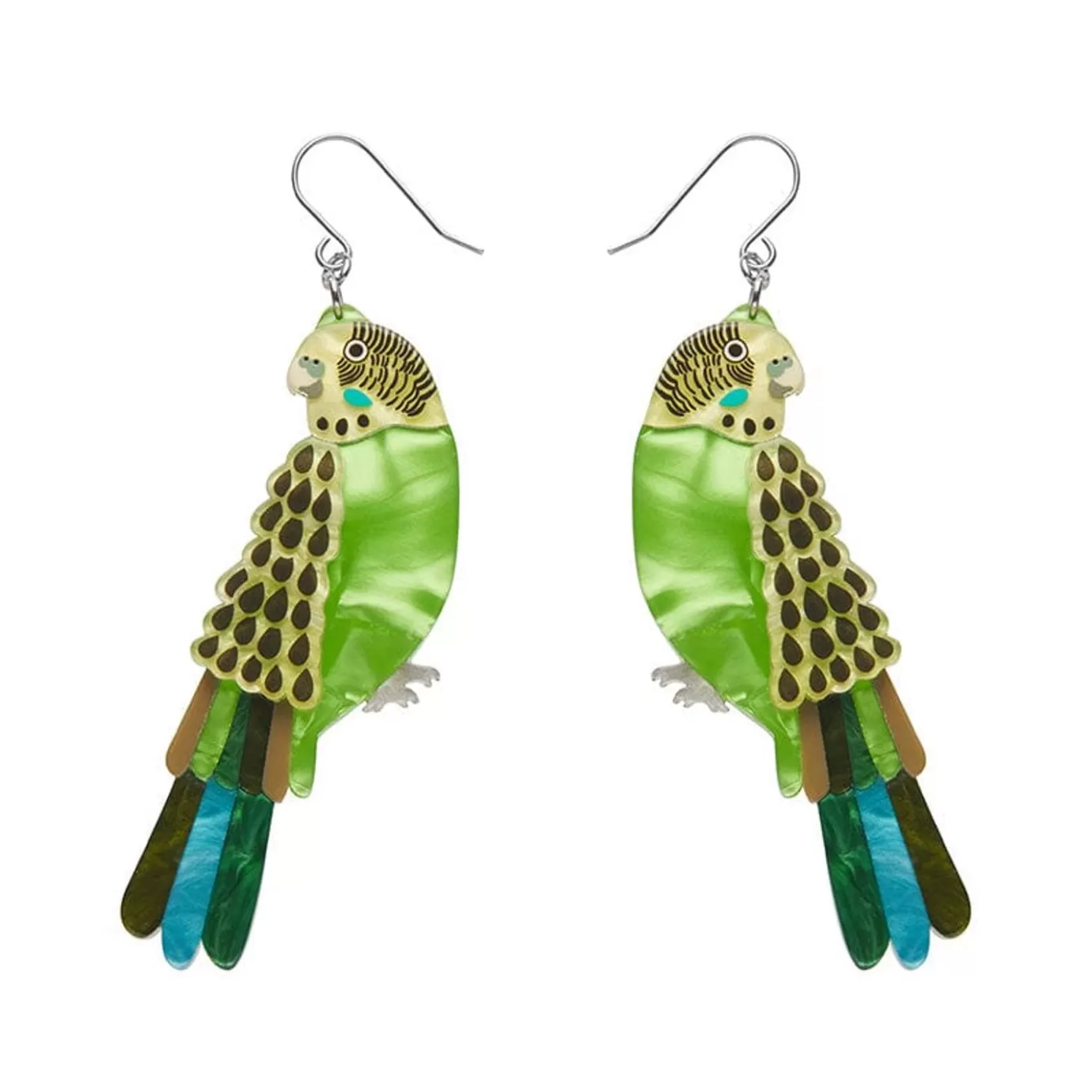 Erstwilder Flossie The Budgie Drop Earrings* Earrings