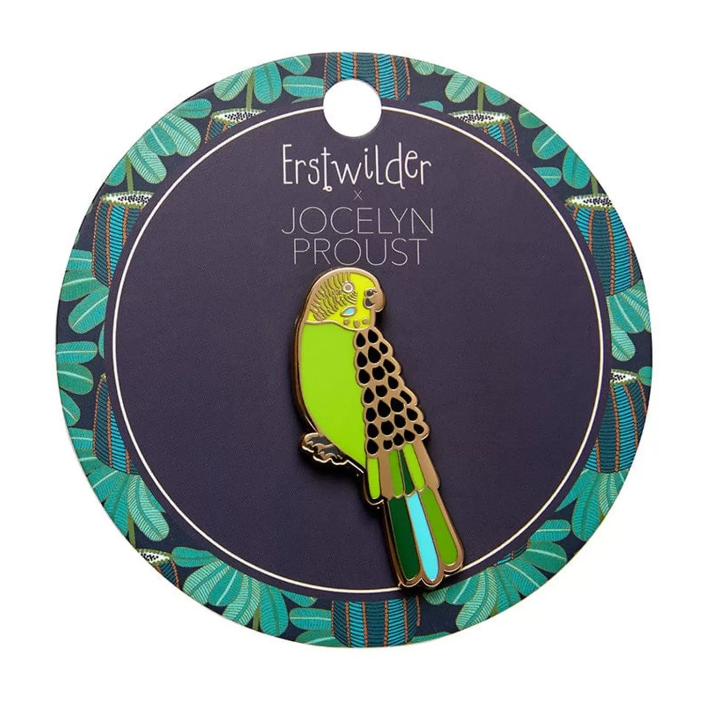 Erstwilder Flossie The Budgie Enamel Pin* Enamel Pins