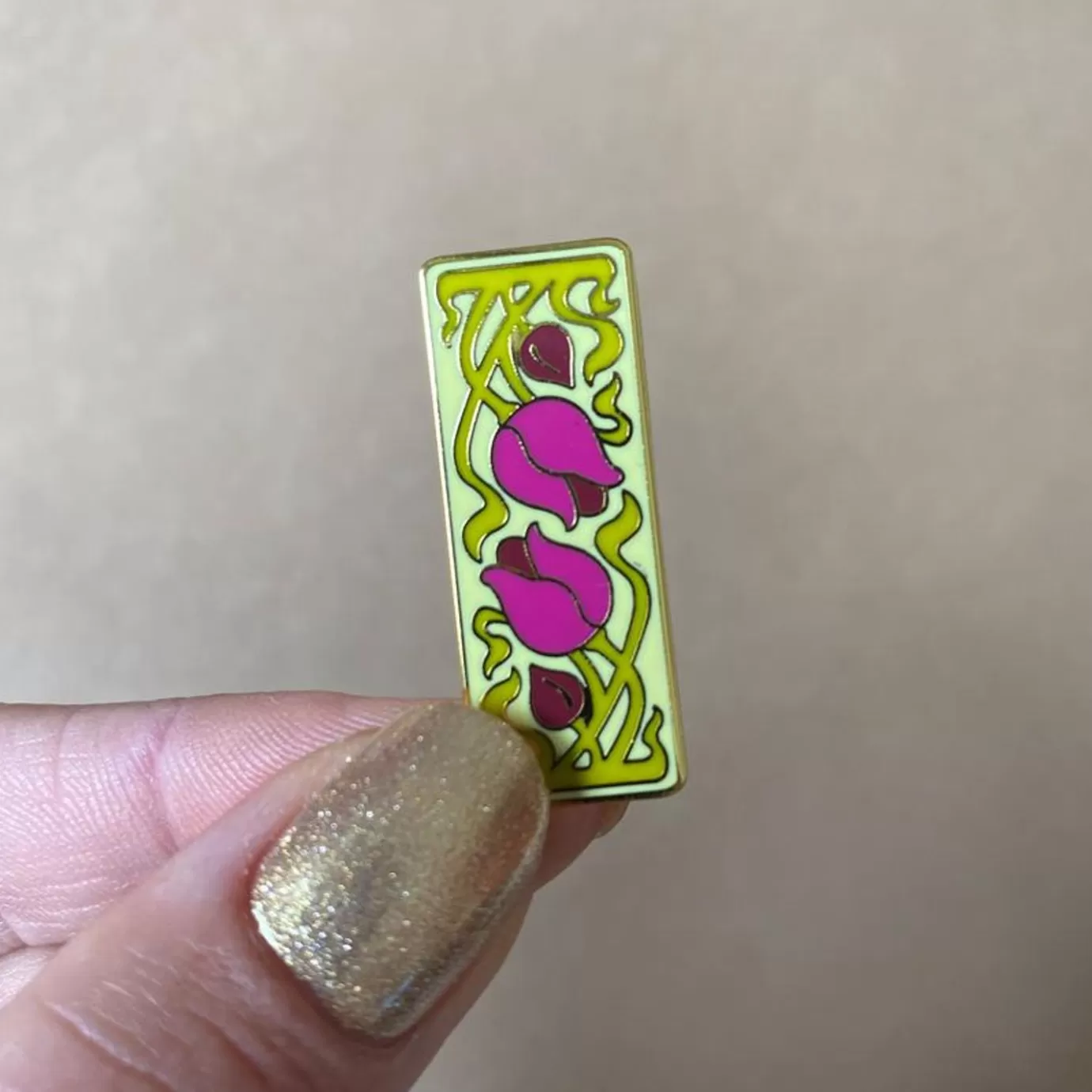 Erstwilder Flower And Thorn Enamel Pin* Enamel Pins