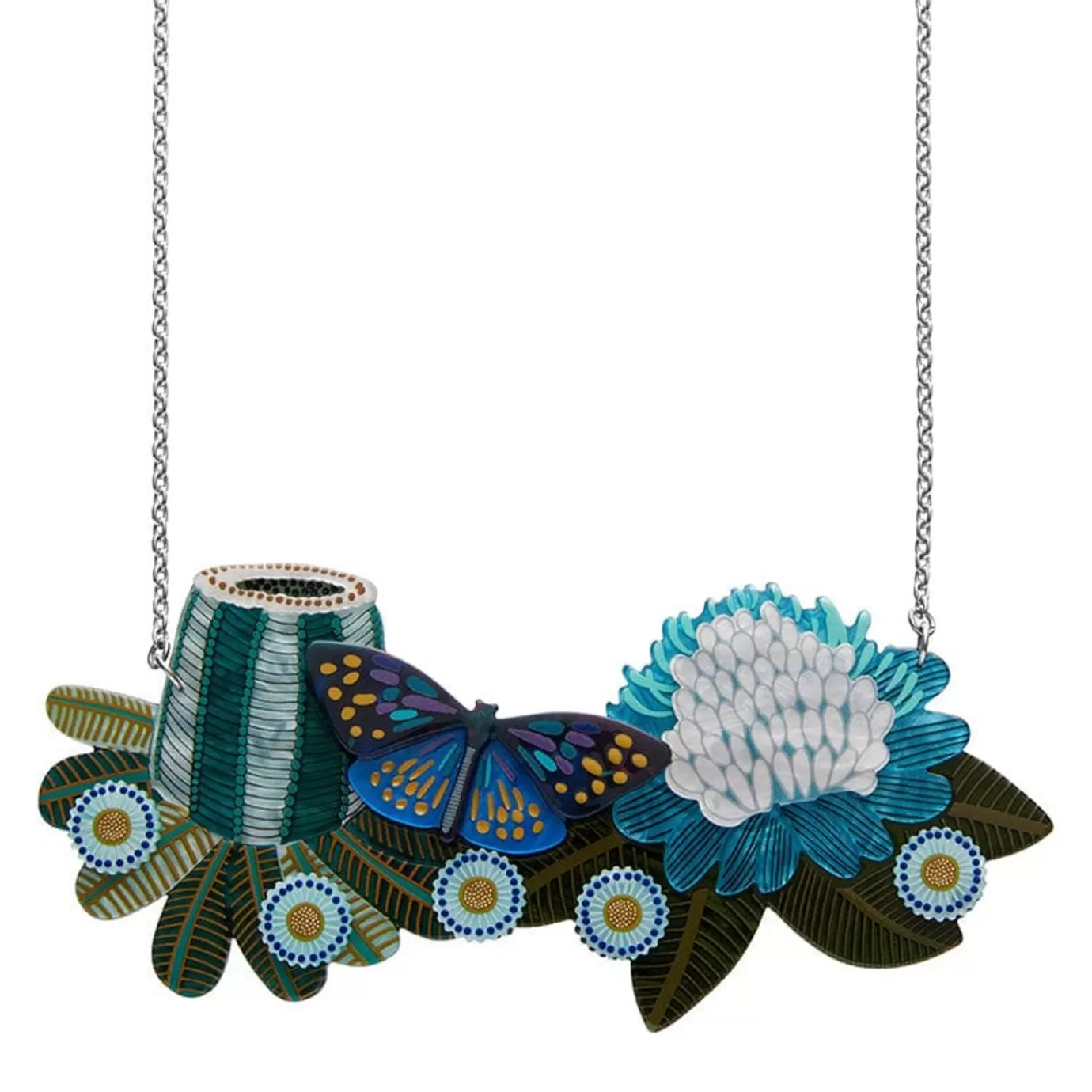 Erstwilder Fluttering In The Florals Necklace* Necklaces