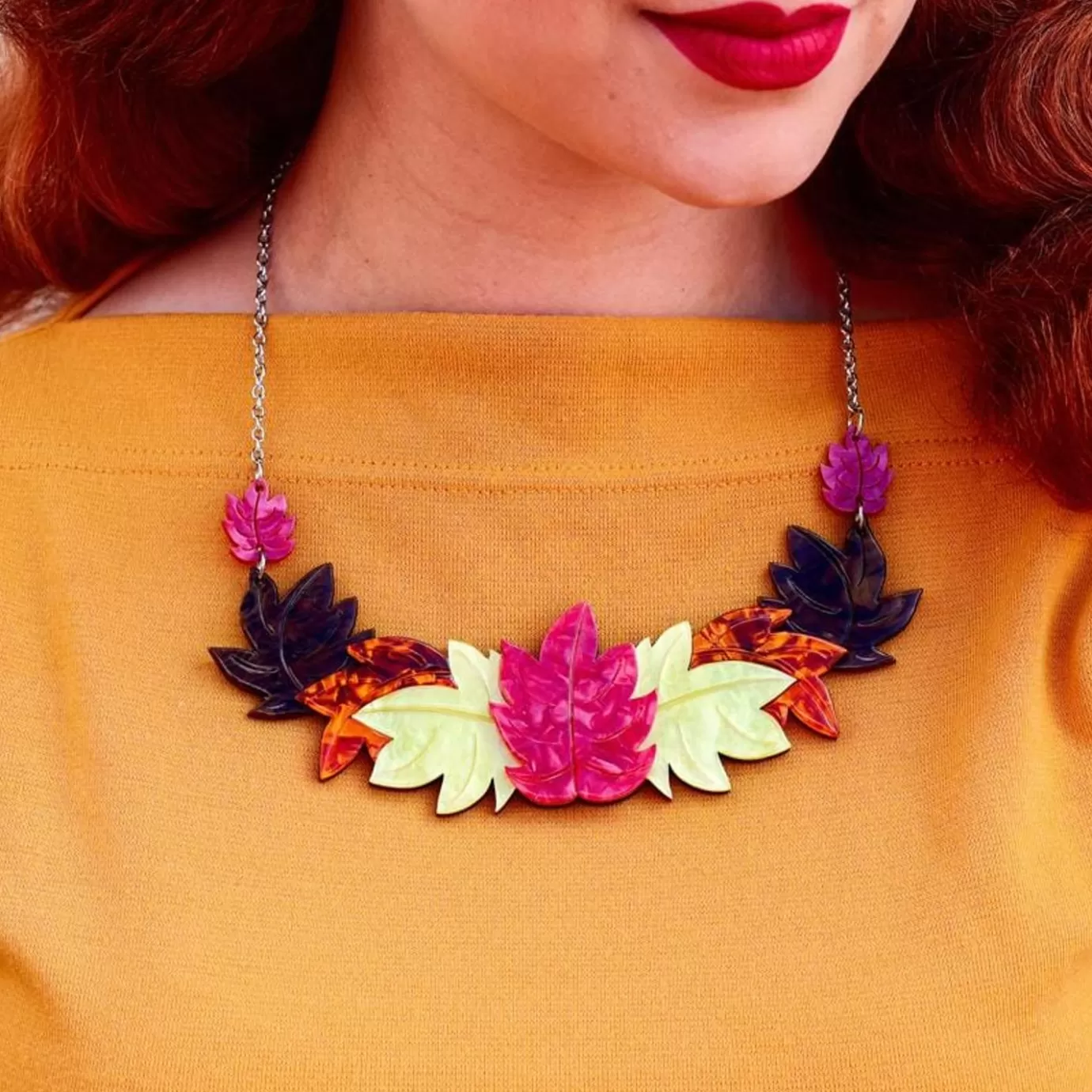 Erstwilder Foliage Follies Necklace* Necklaces