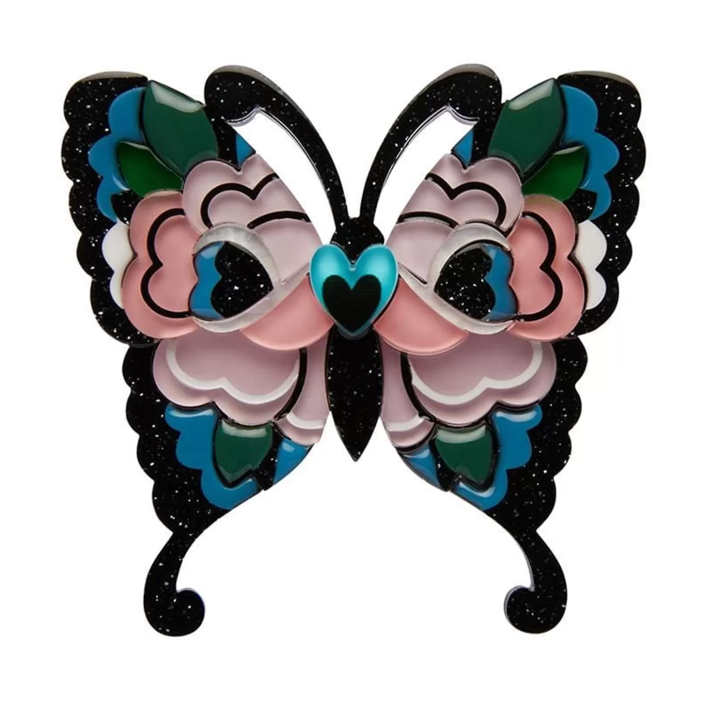 Erstwilder Fright Of The Butterfly Brooch* Brooches