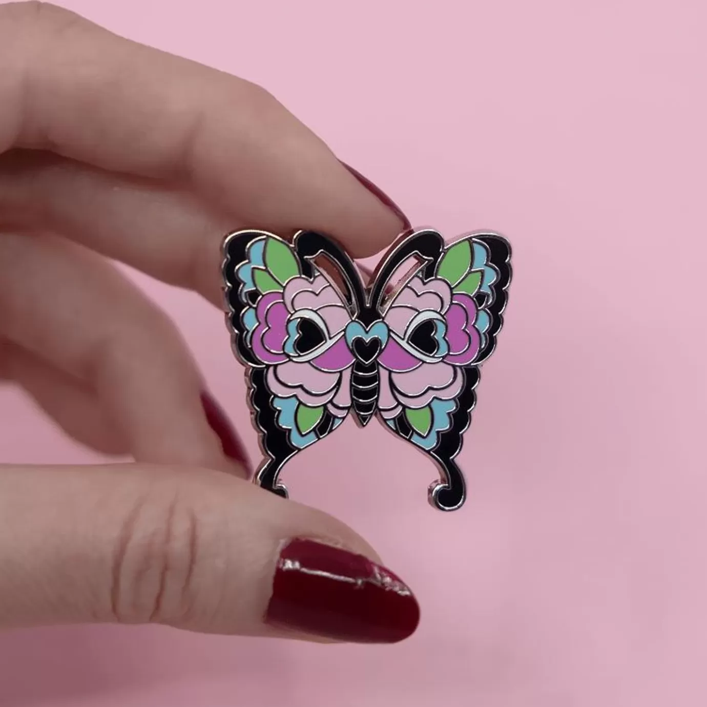 Erstwilder Fright Of The Butterfly Enamel Pin* Enamel Pins