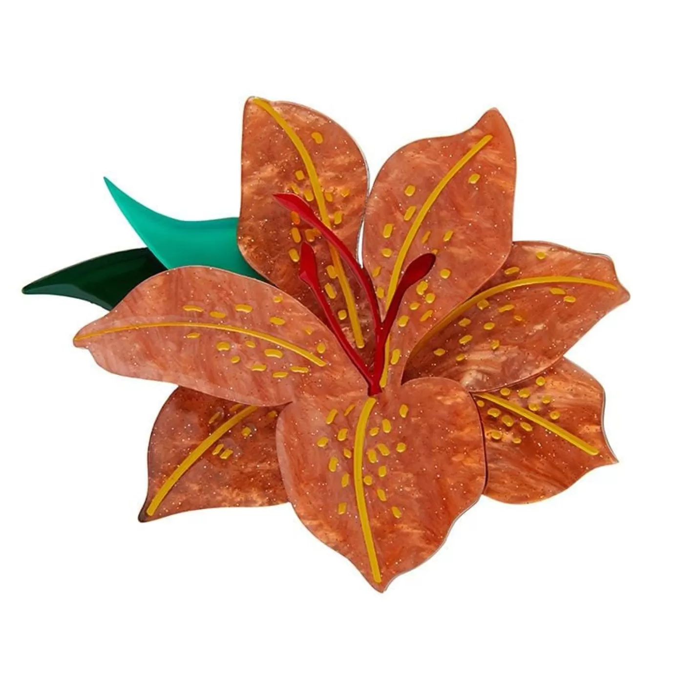 Erstwilder Frilly Lily Frond Brooch* Brooches