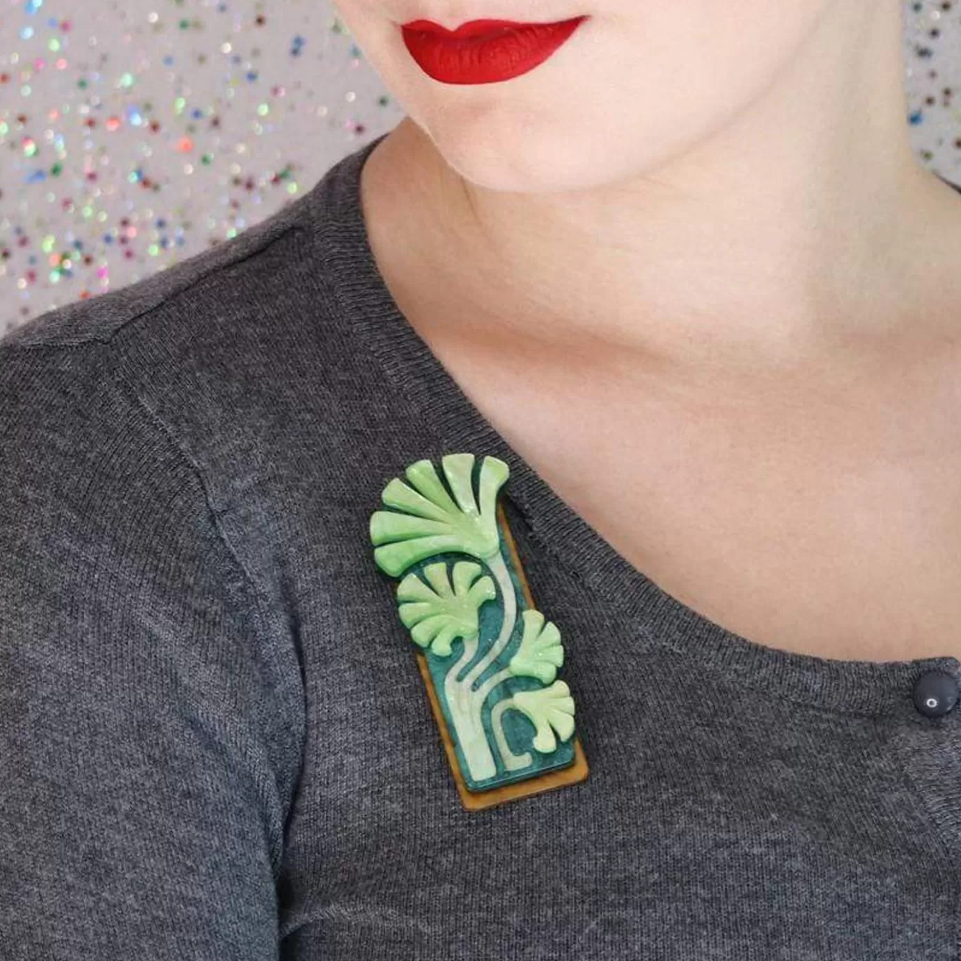 Erstwilder Fronds Of Fortune Brooch* Brooches