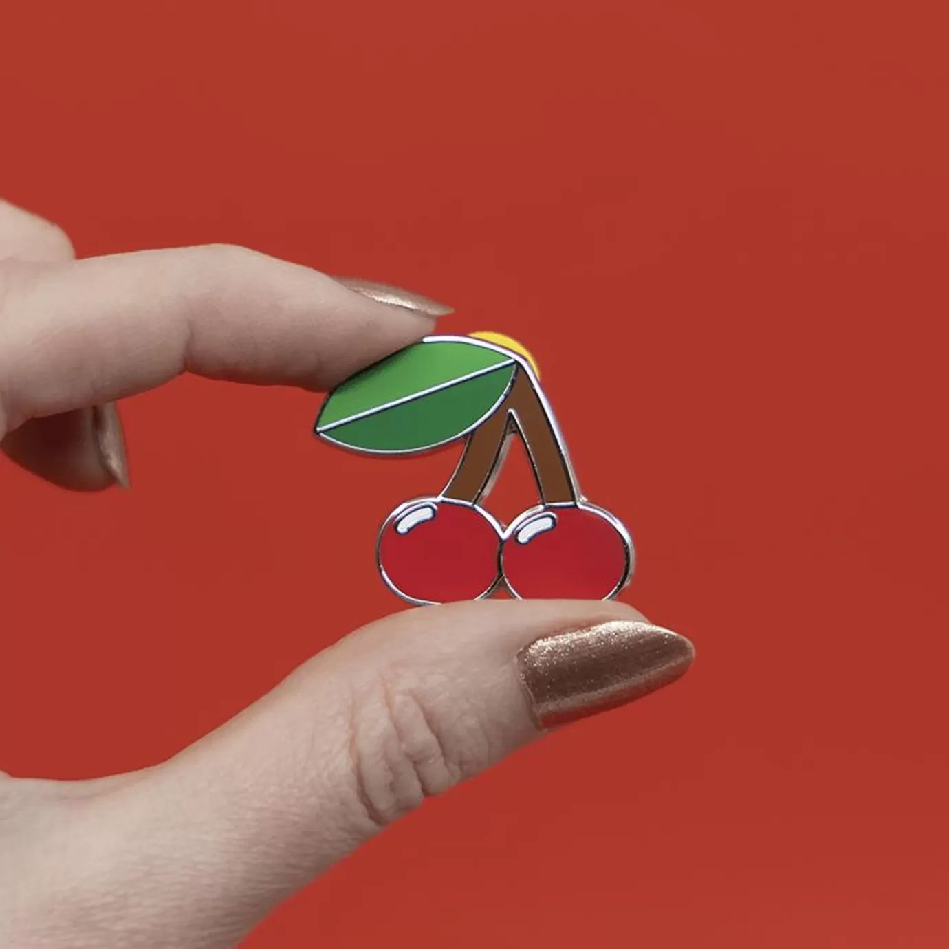 Erstwilder Fruit Salad Cherries Enamel Pin* Enamel Pins