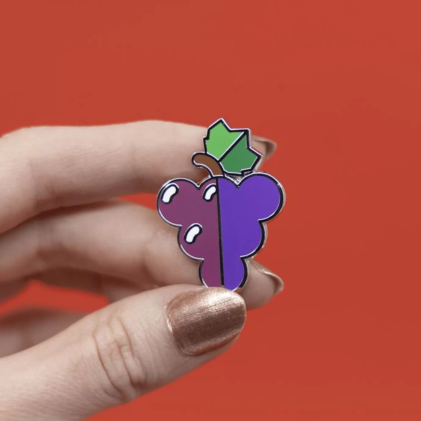Erstwilder Fruit Salad Grapes Enamel Pin* Enamel Pins