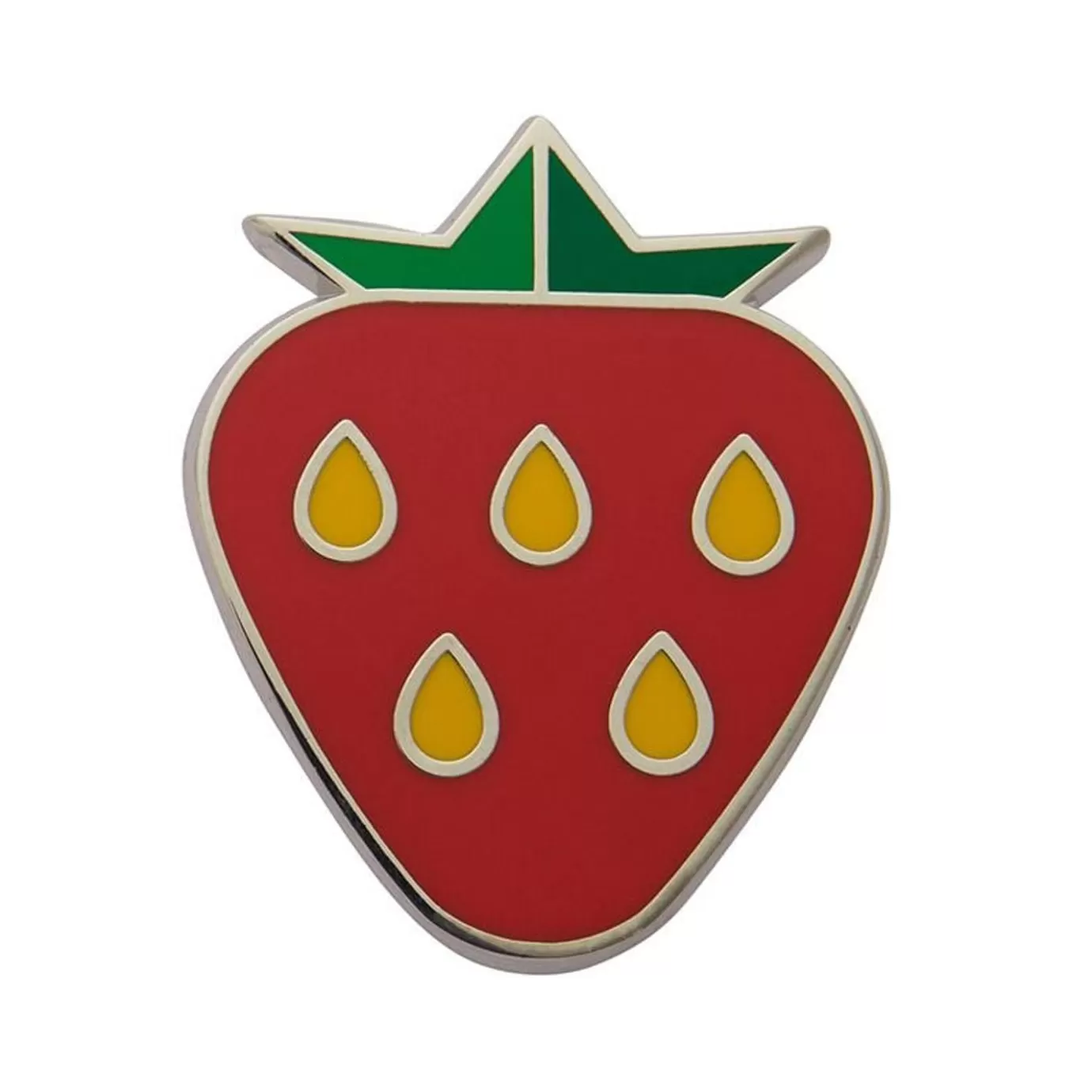 Erstwilder Fruit Salad Strawberry Enamel Pin* Enamel Pins