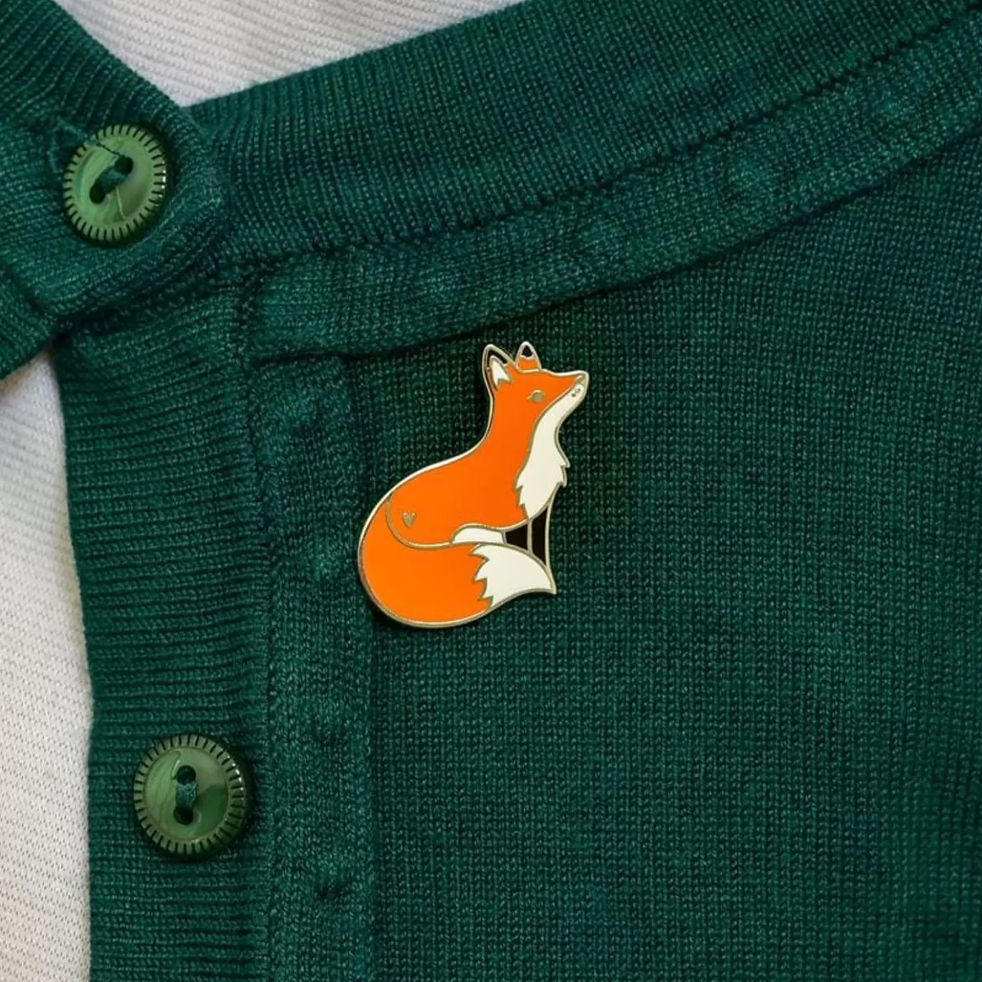 Erstwilder Furtive Fox Enamel Pin* Enamel Pins