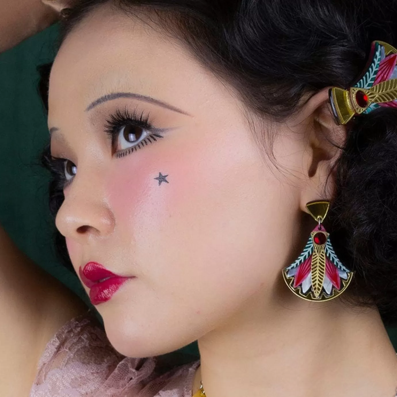 Erstwilder Gift Of The Nile Papyrus Drop Earrings* Earrings