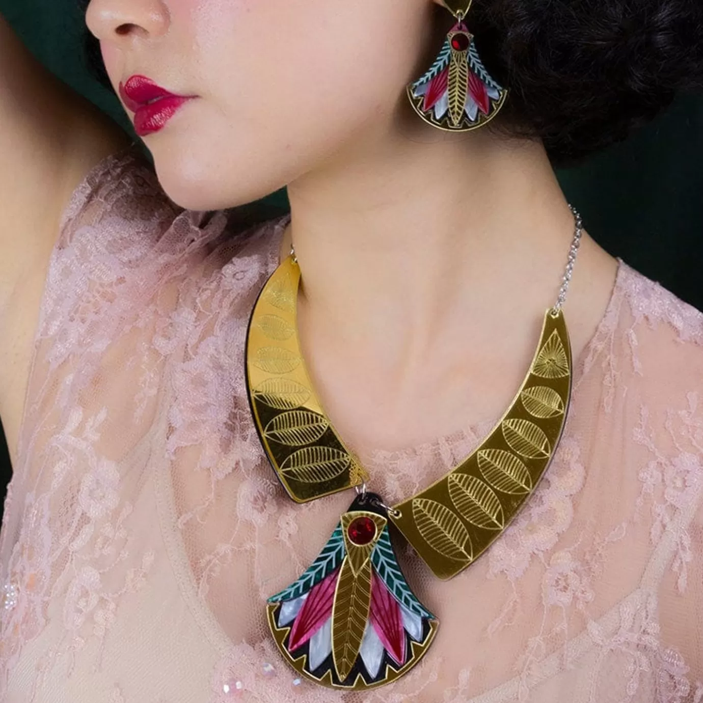 Erstwilder Gift Of The Nile Papyrus Necklace* Necklaces
