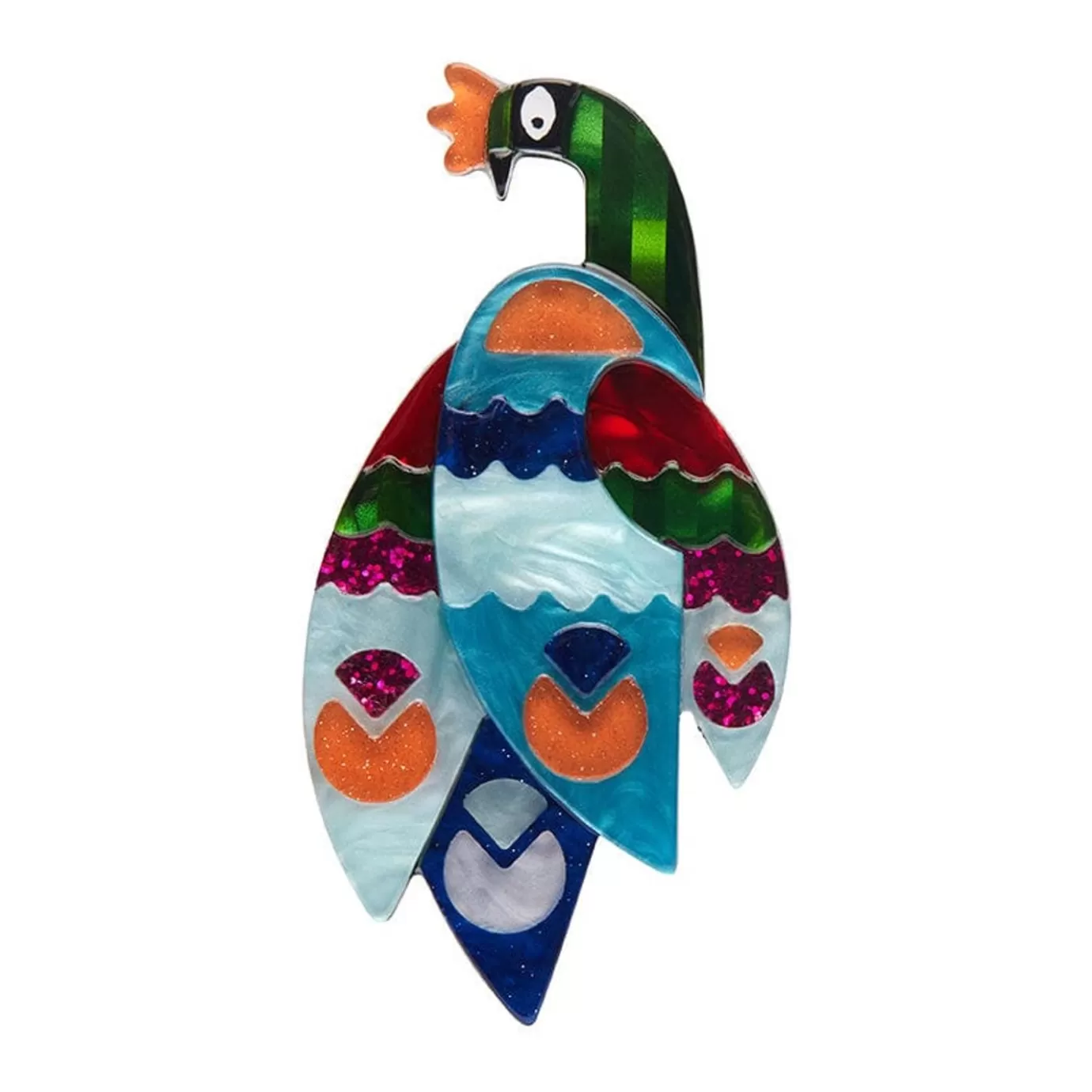 Erstwilder Good Tidings Peacock Brooch* Brooches