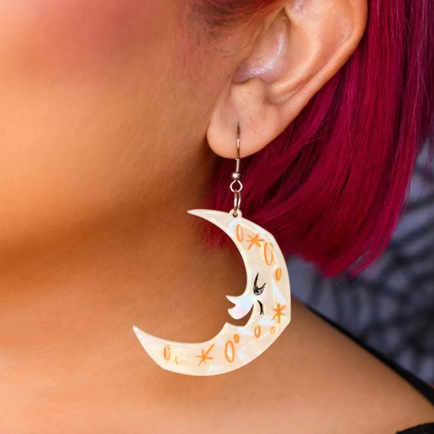 Erstwilder Goodnight Moon Earrings* Earrings