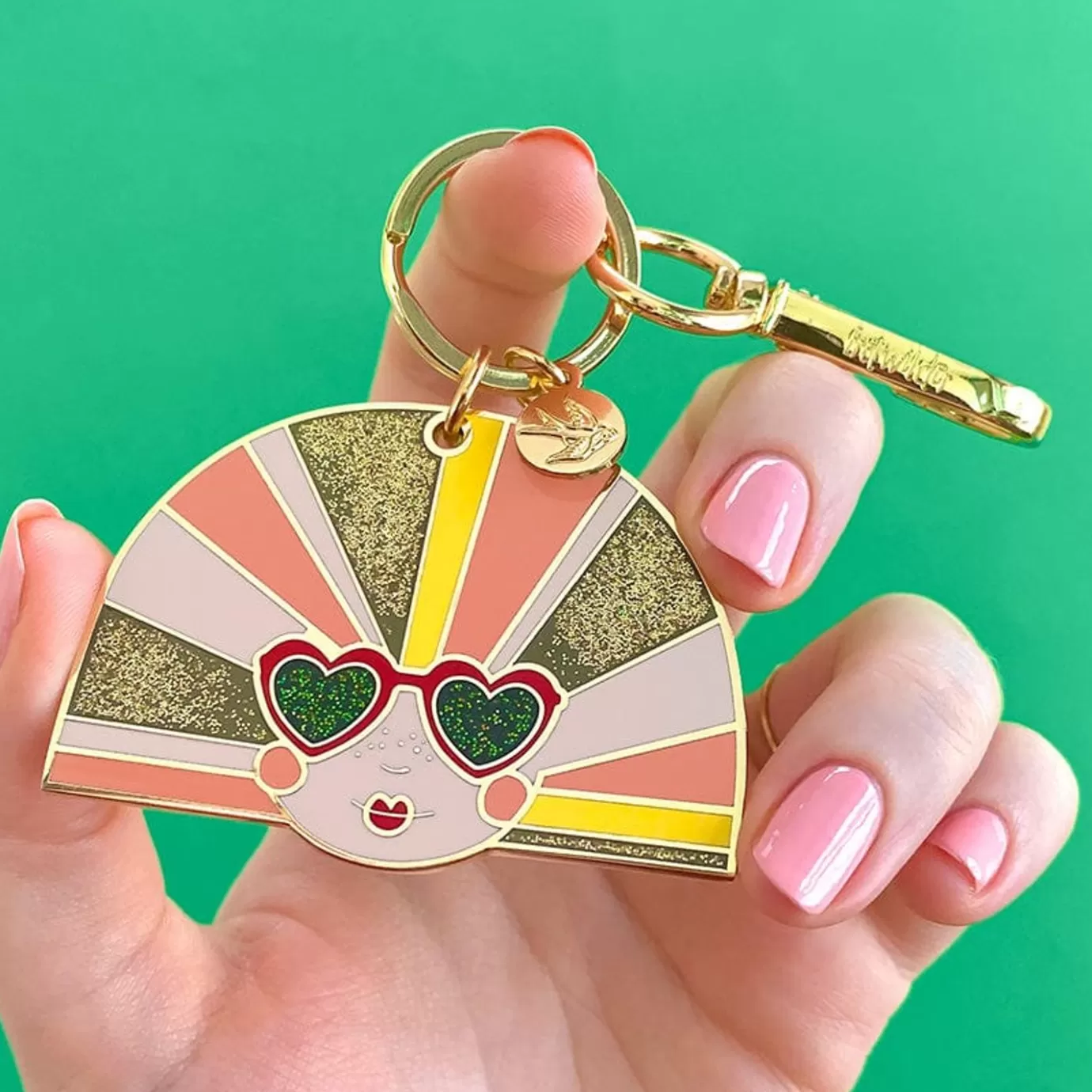 Erstwilder Groovy U.V. Enamel Key Ring* Enamel Key Rings