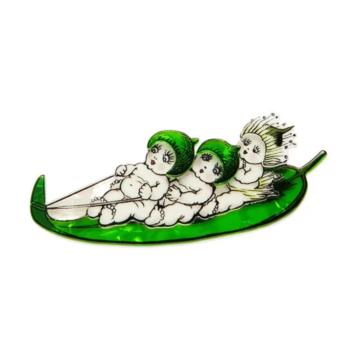 Erstwilder Gumnut Toboggan Brooch* Brooches