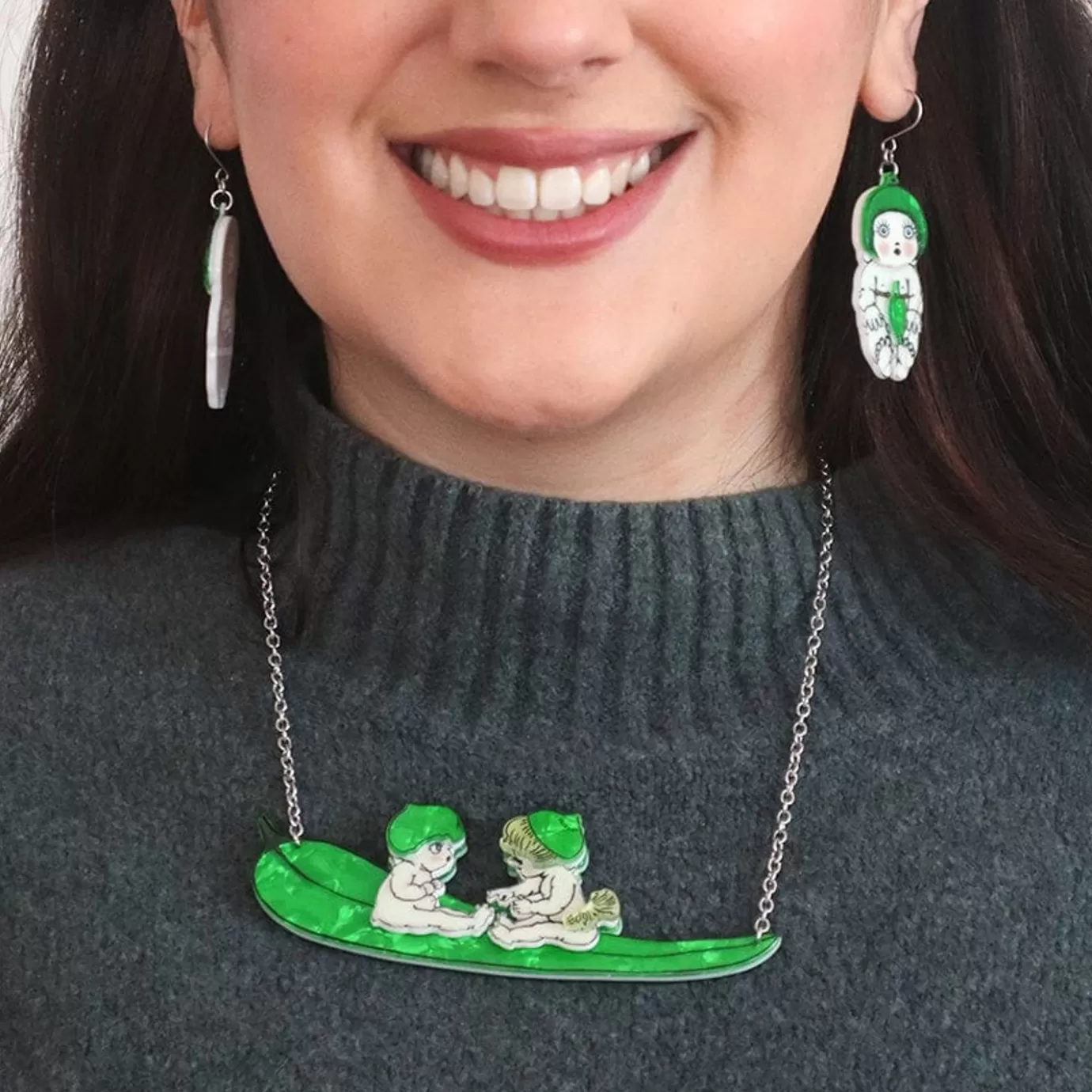 Erstwilder Gumnut Twins Necklace* Necklaces