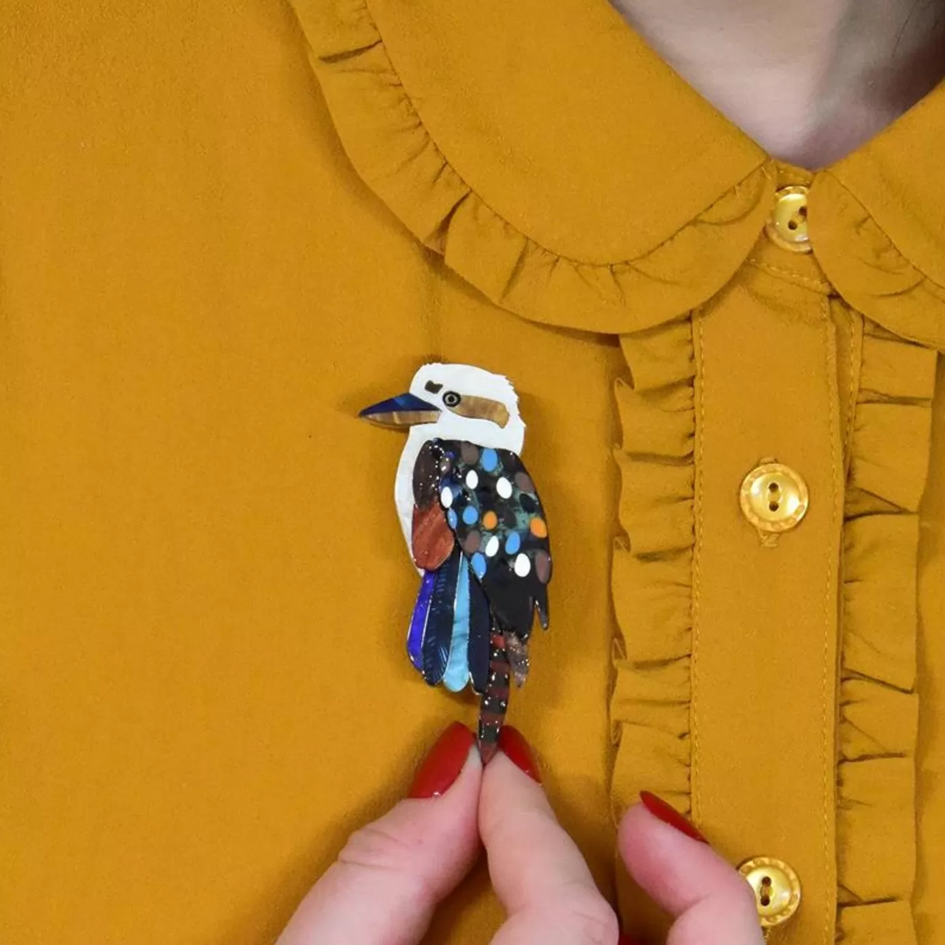Erstwilder Gumtree Royalty Brooch* Brooches