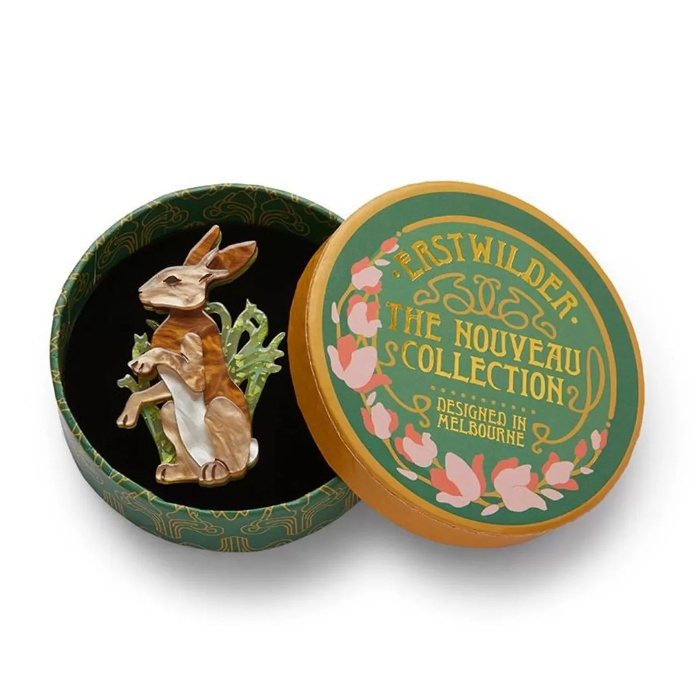 Erstwilder Habitual Hare Brooch* Brooches