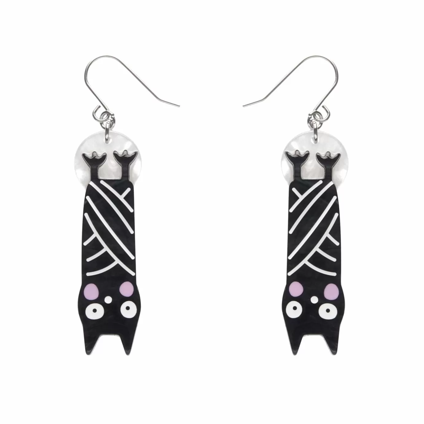Erstwilder Halloween Hang-Up Bat Drop Earrings* Earrings