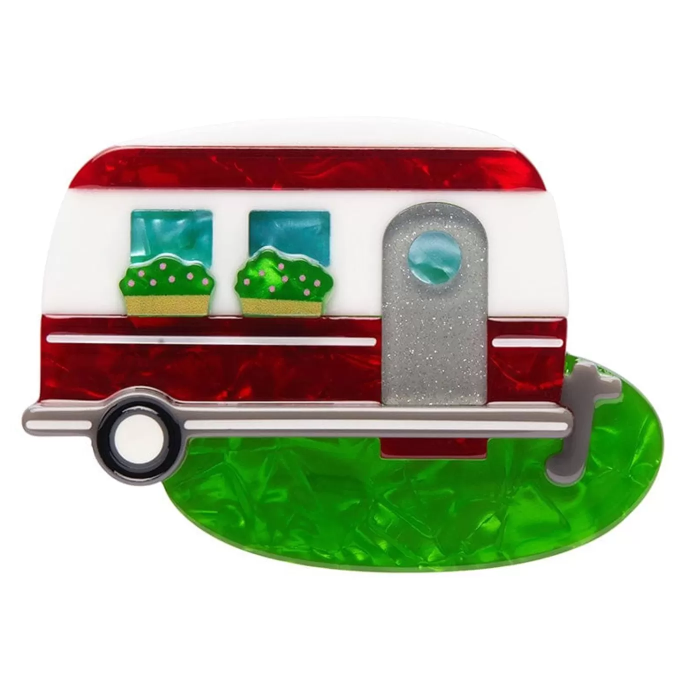 Erstwilder Happy Glamper Brooch* Brooches
