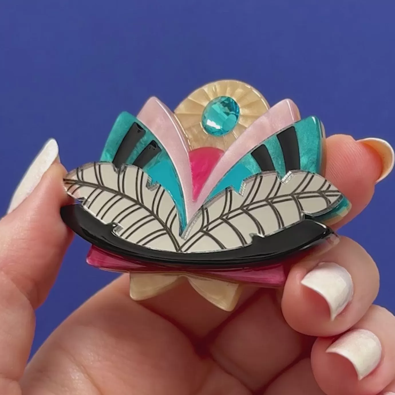 Erstwilder Harmonious Bloom Brooch* Brooches