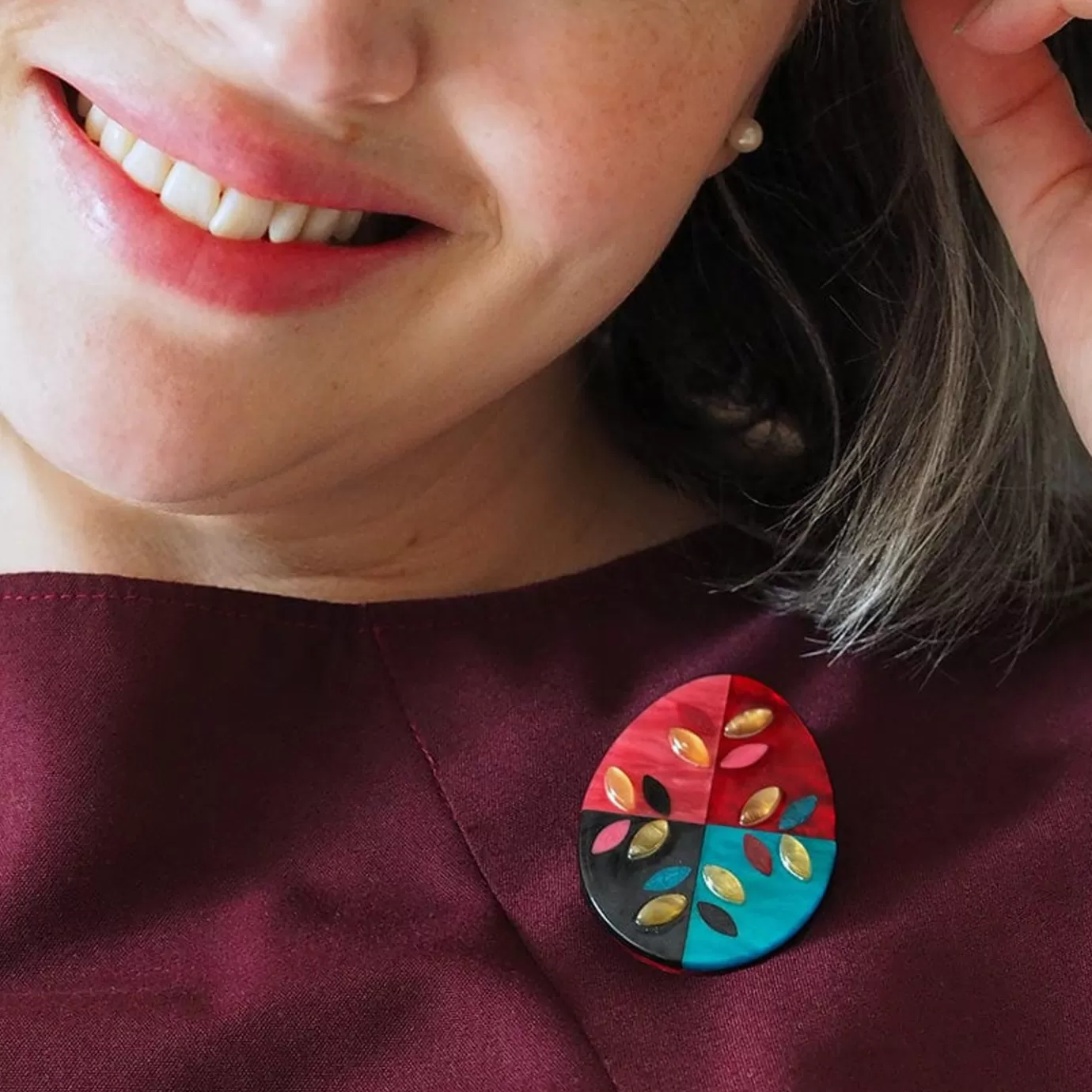 Erstwilder Harvest Of Health Brooch* Brooches