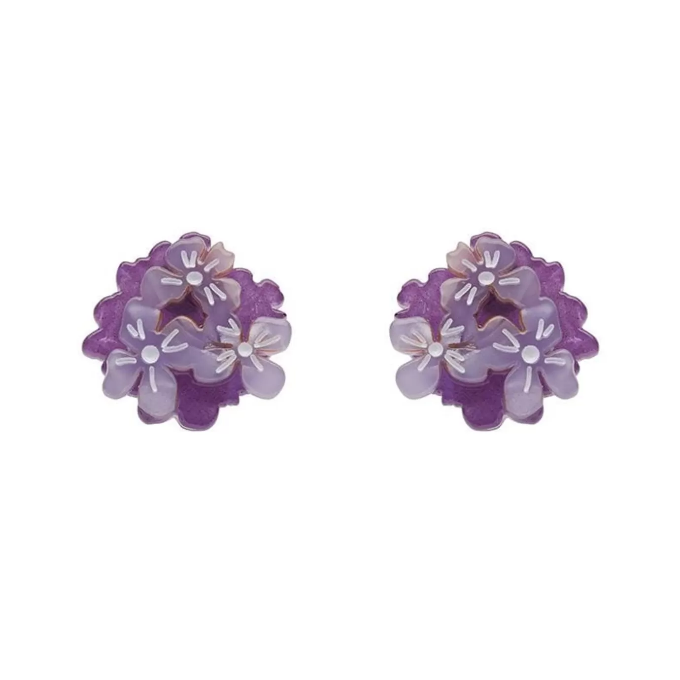 Erstwilder Heartfelt Hydrangea Earrings* Earrings