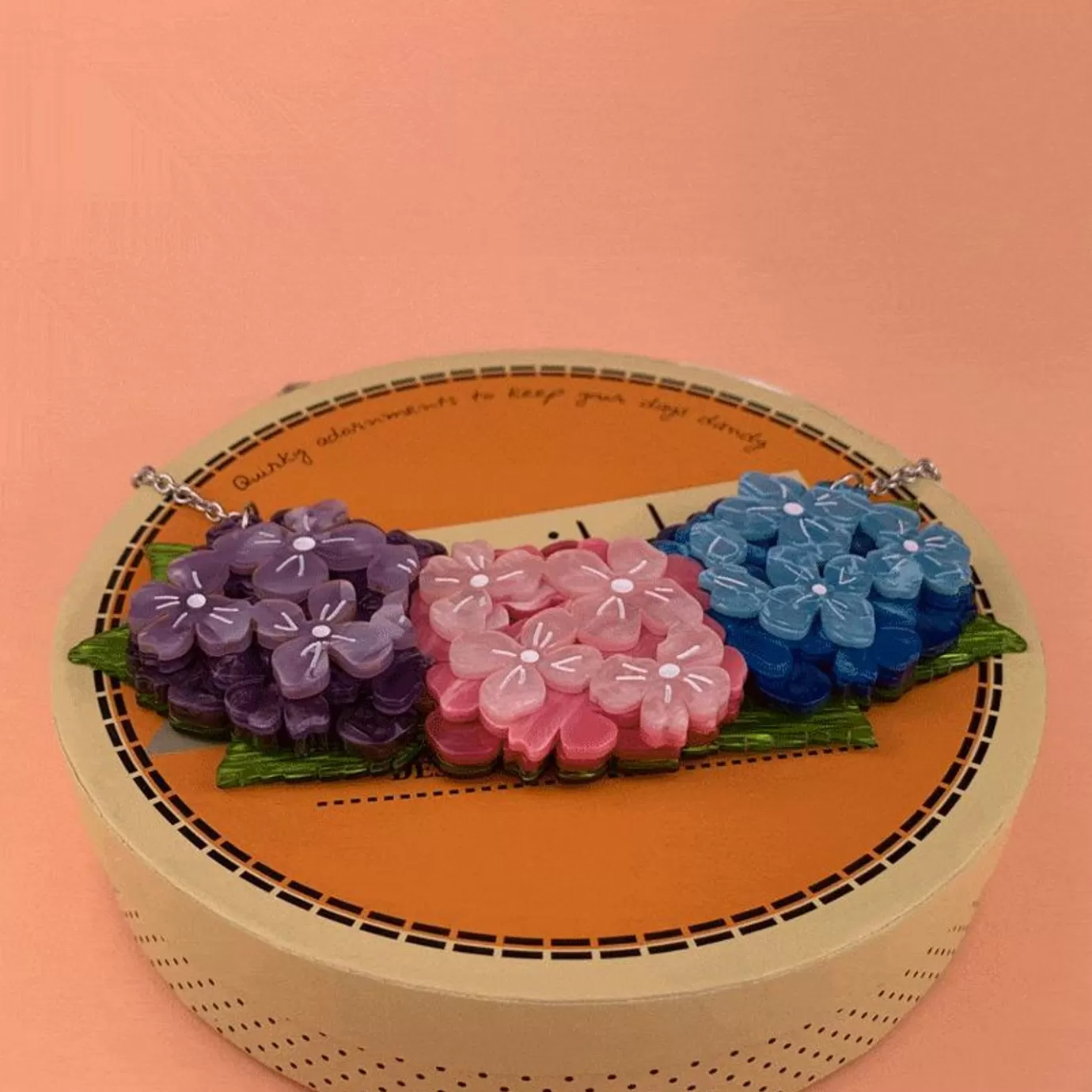 Erstwilder Heartfelt Hydrangea Necklace* Necklaces