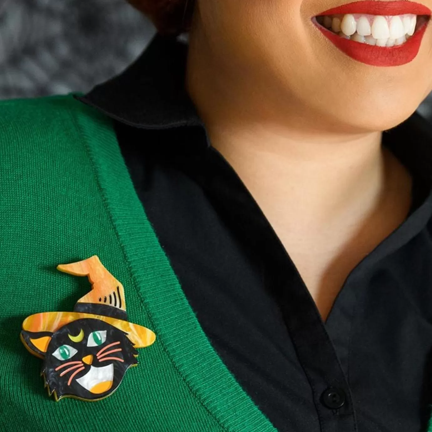 Erstwilder Hex Kitten Brooch* Brooches