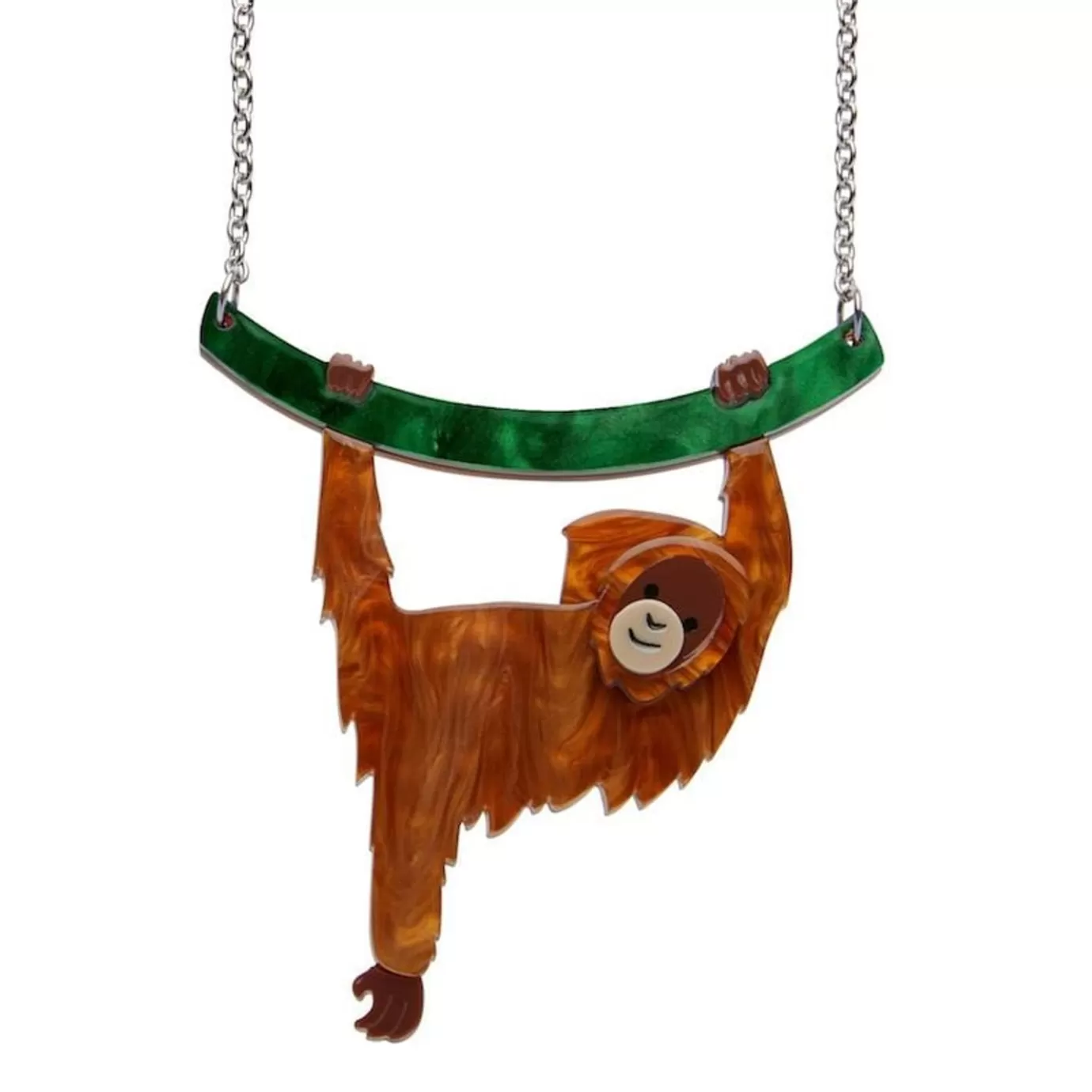 Erstwilder Hold On Louie Orangutan Necklace* Necklaces