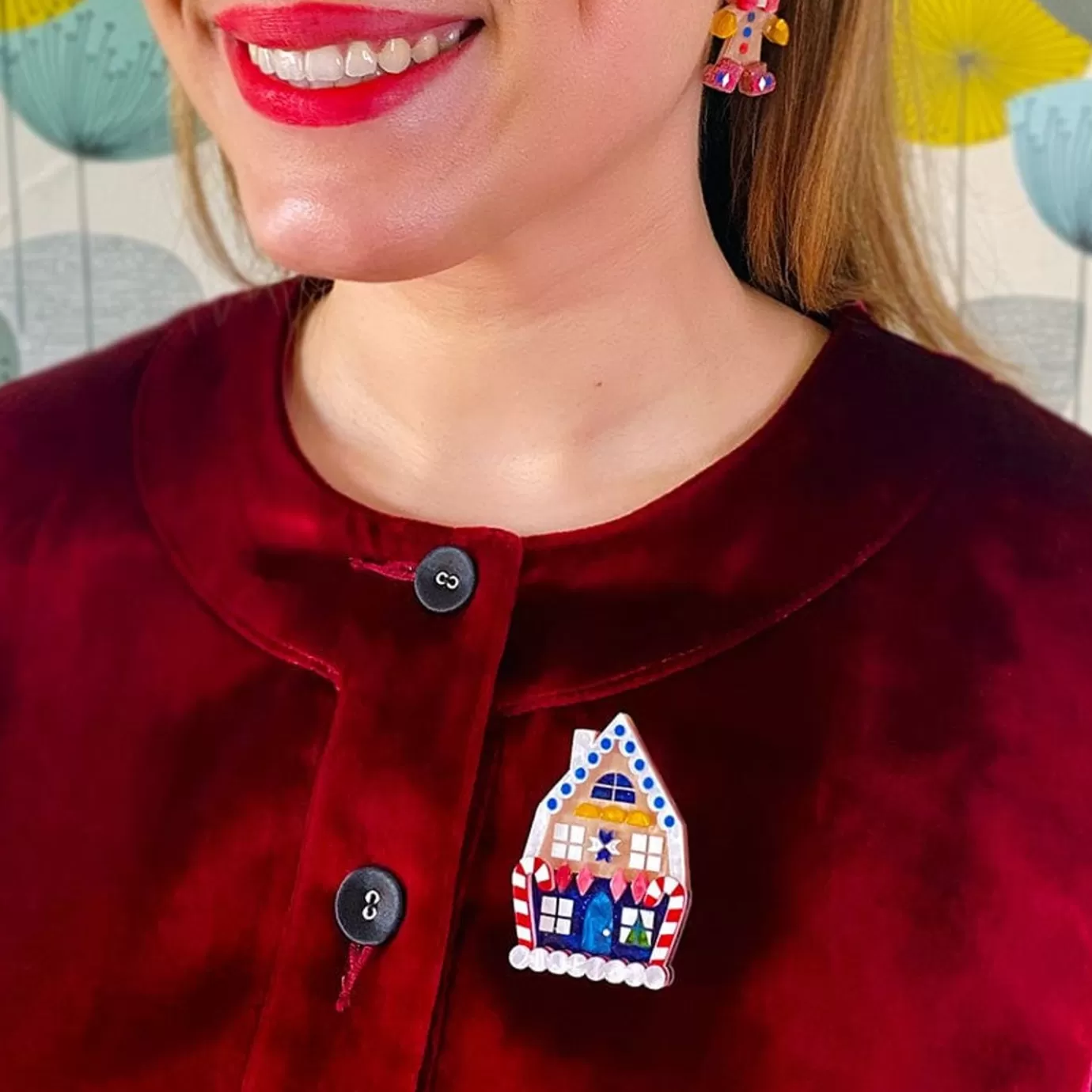 Erstwilder Holiday Home Brooch* Brooches