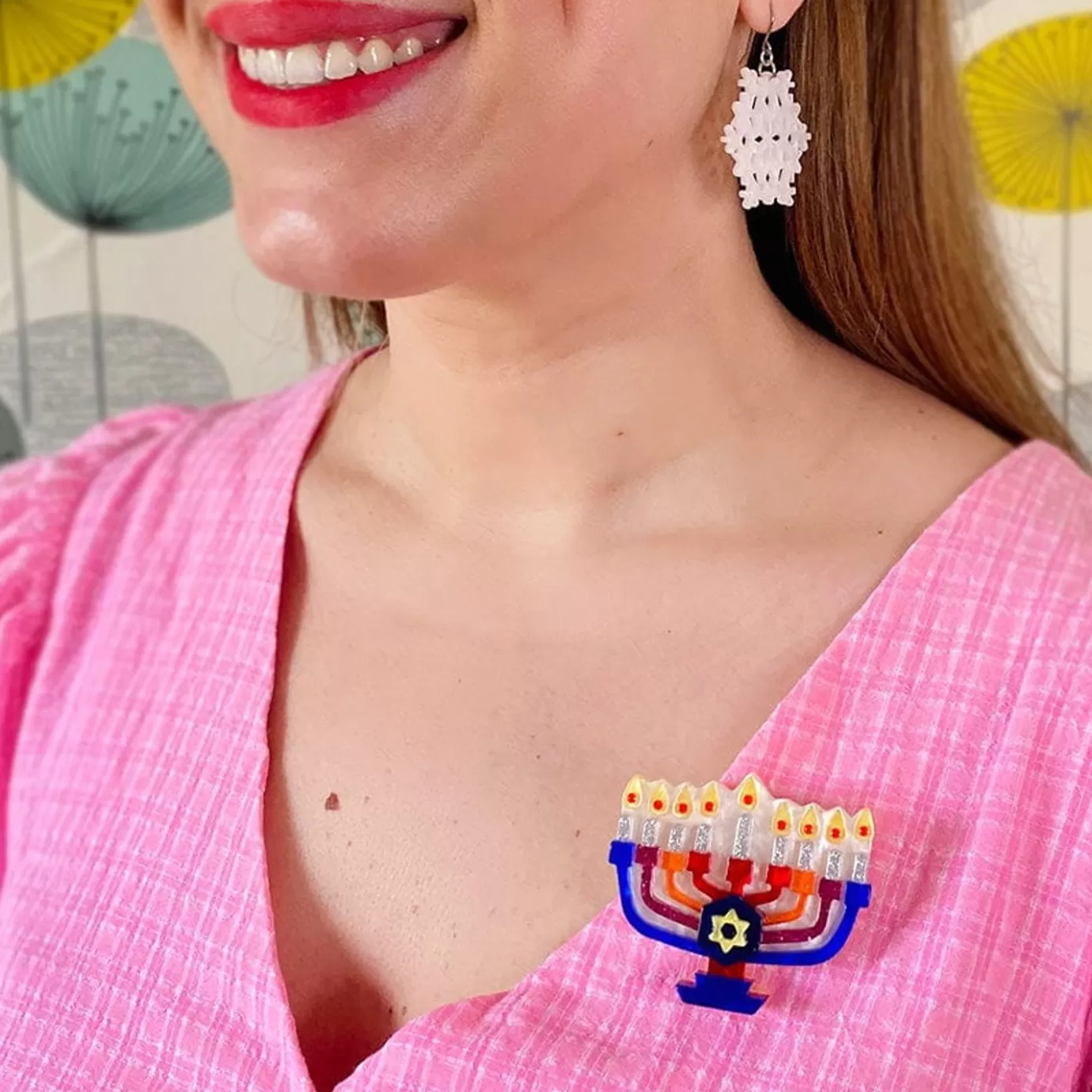 Erstwilder Holiday Lamp Brooch* Brooches