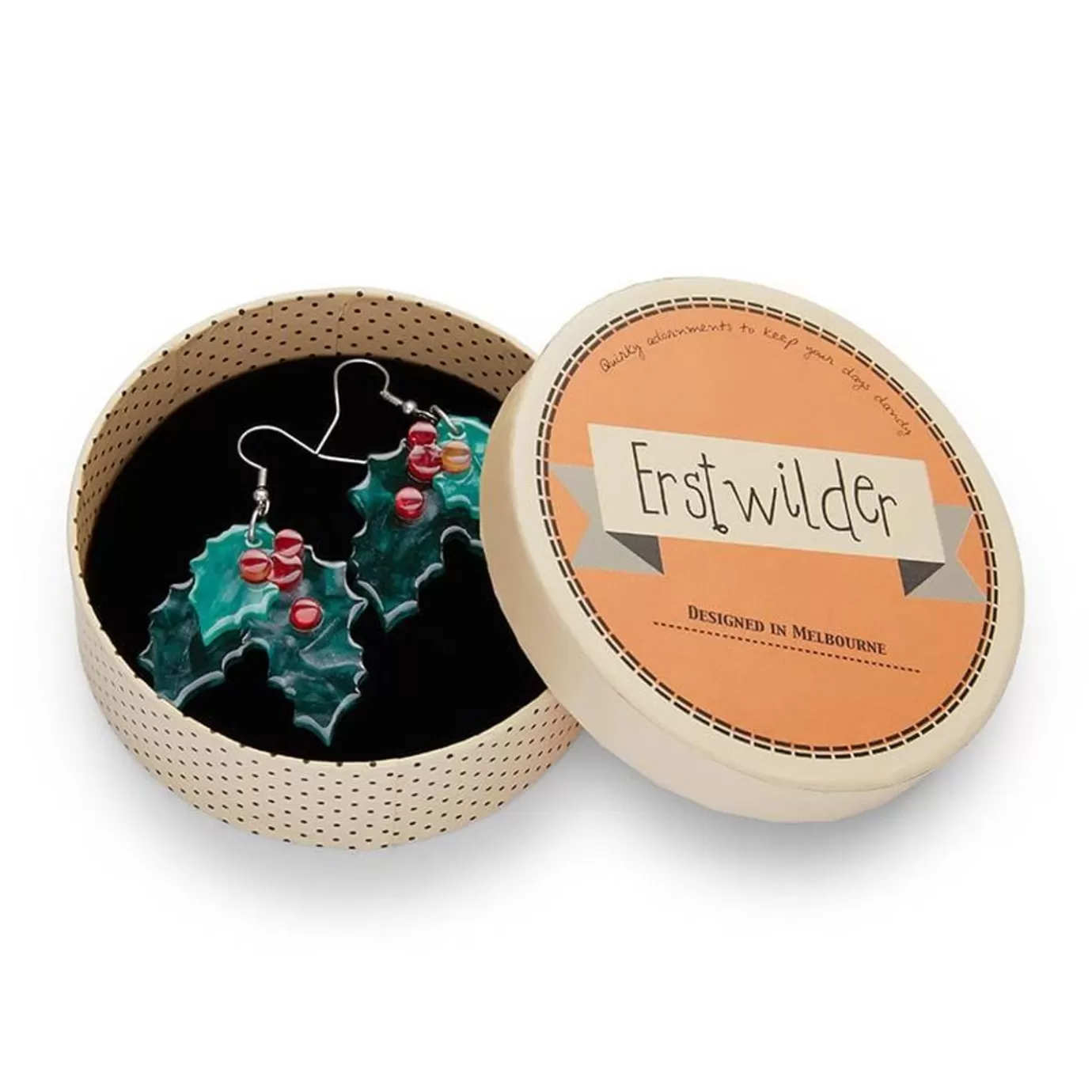 Erstwilder Holly Jolly Earrings* Earrings
