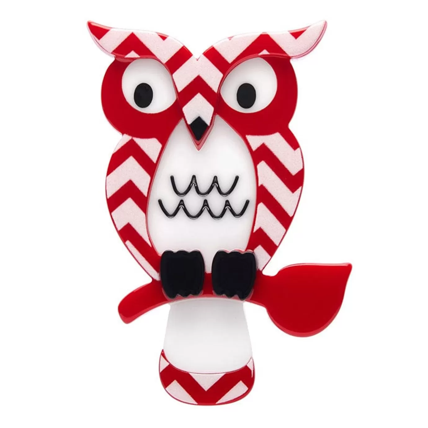 Erstwilder Howard'S Hoot Brooch* Brooches