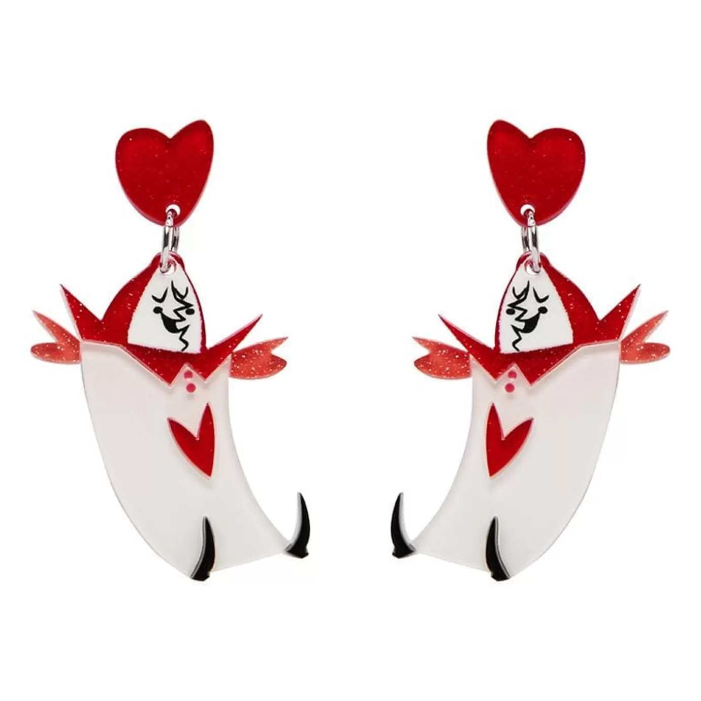Erstwilder Knave Of Heart Earrings* Earrings
