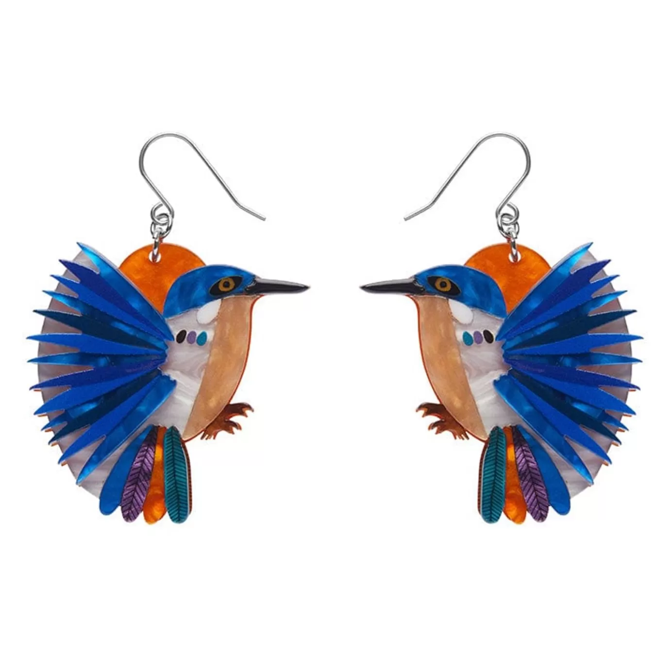 Erstwilder Kyrie Kingfisher Drop Earrings* Earrings