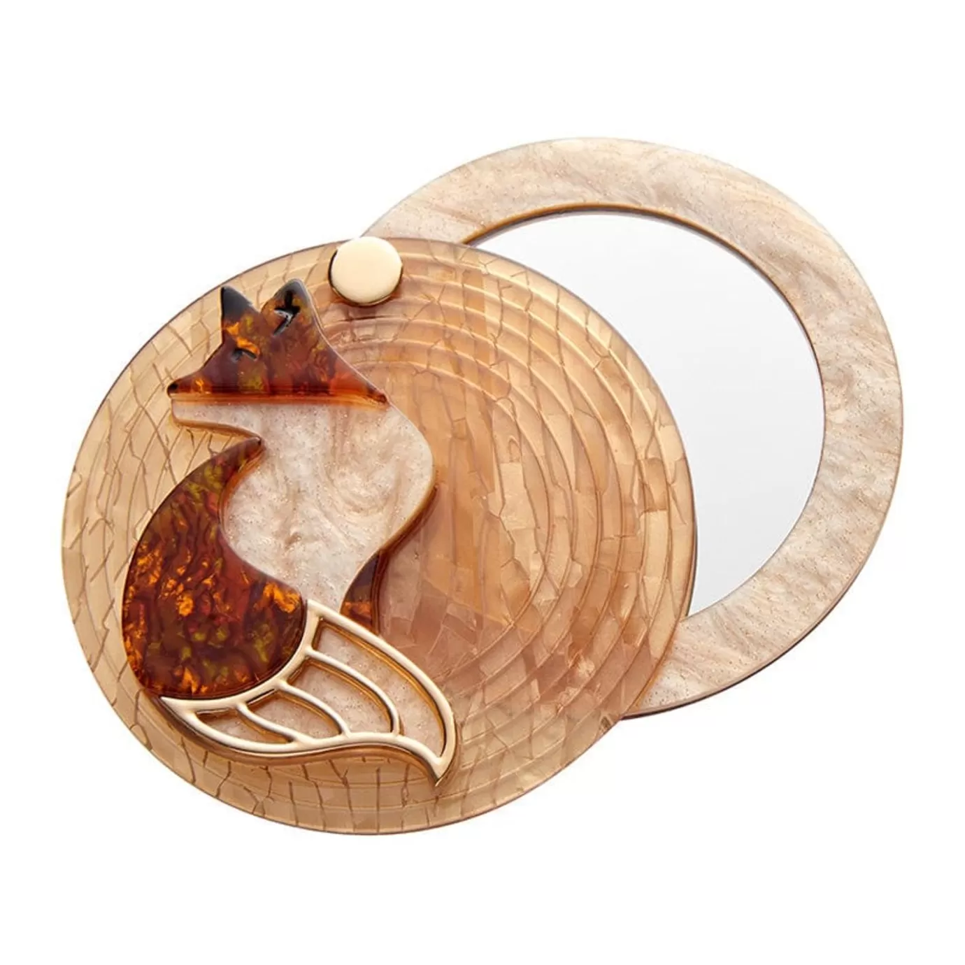 Erstwilder La Formidable Fauve Mirror Compact* Mirror Compacts