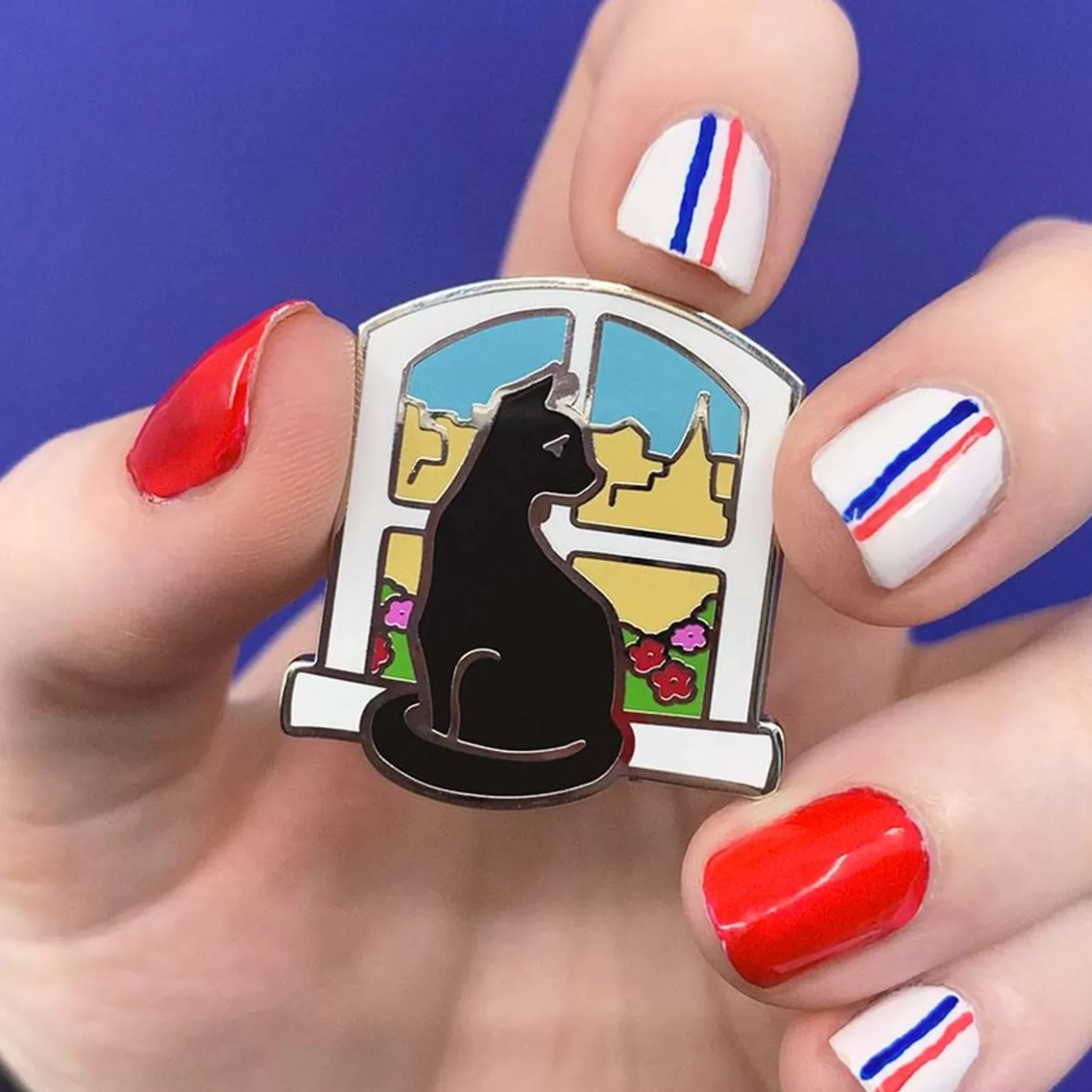 Erstwilder Le Chat Le Reveur Enamel Pin* Enamel Pins