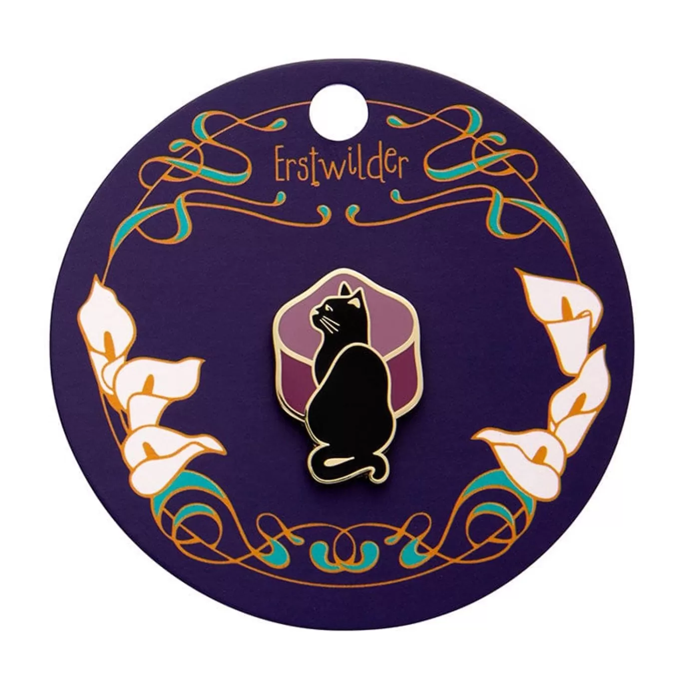 Erstwilder Le Chat Miaule Enamel Pin* Enamel Pins