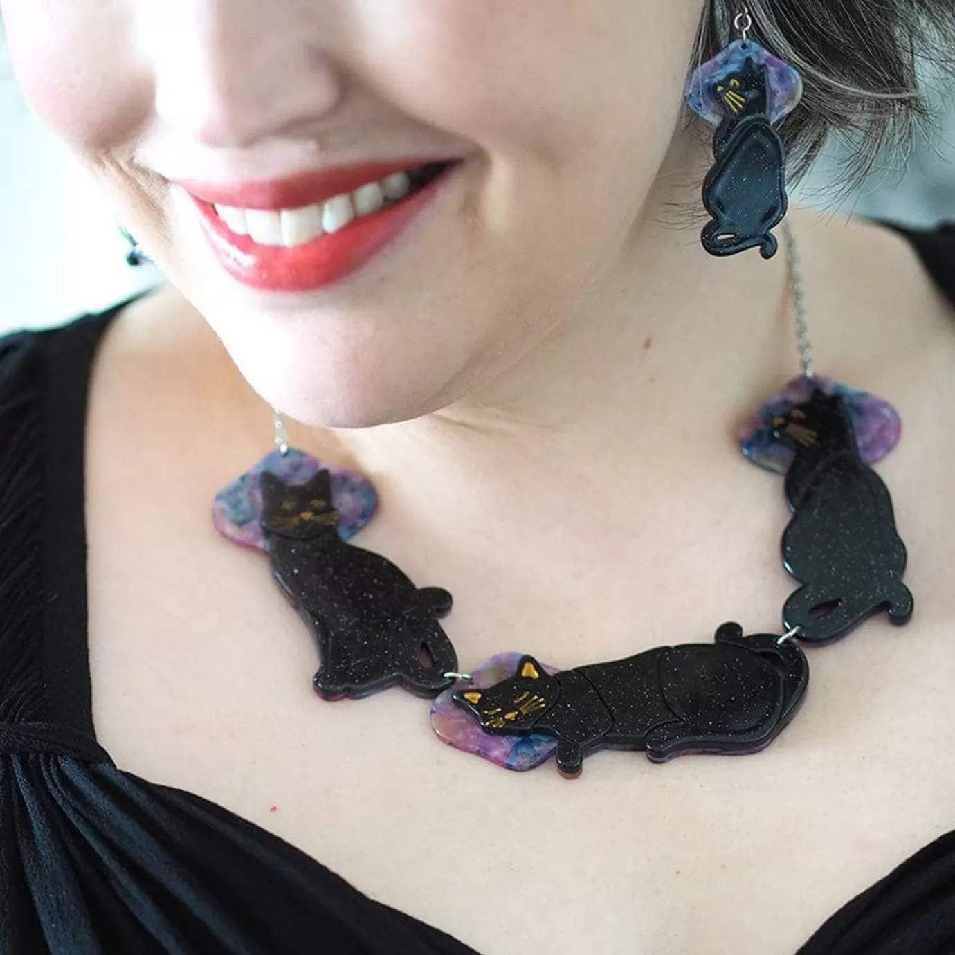 Erstwilder Le Chat Miaule Necklace* Necklaces