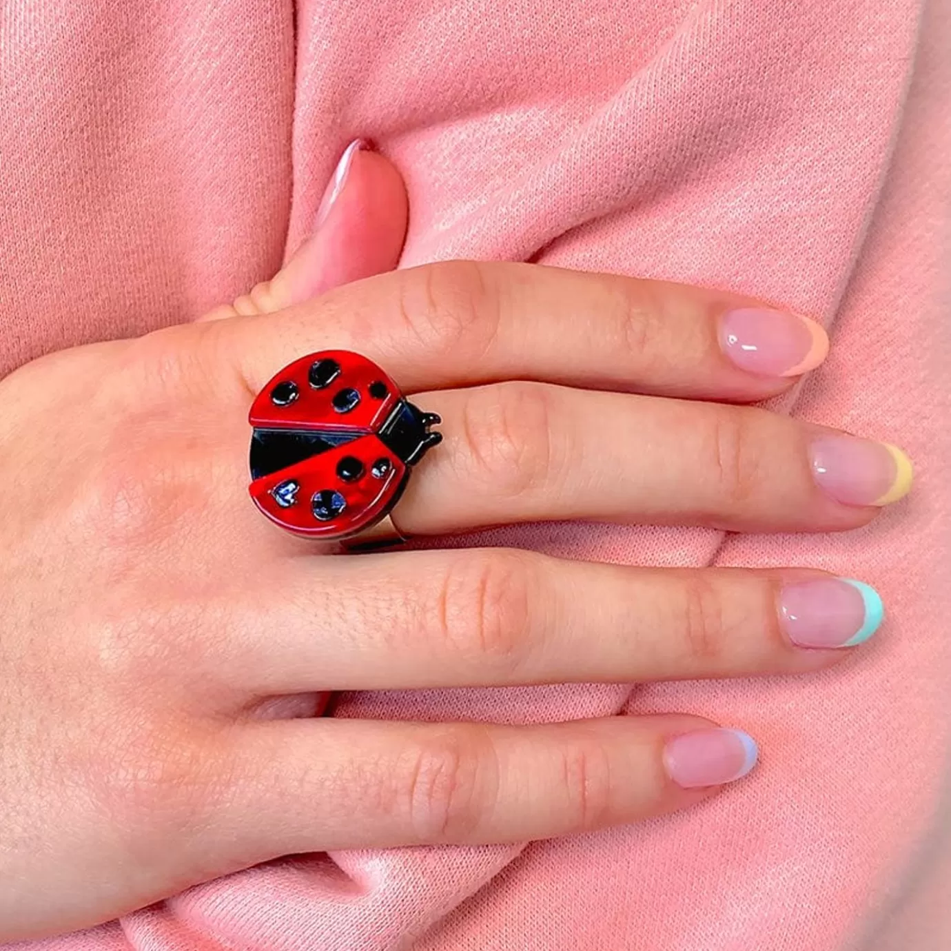 Erstwilder Lou-Lou Ladybug Statement Ring* Rings