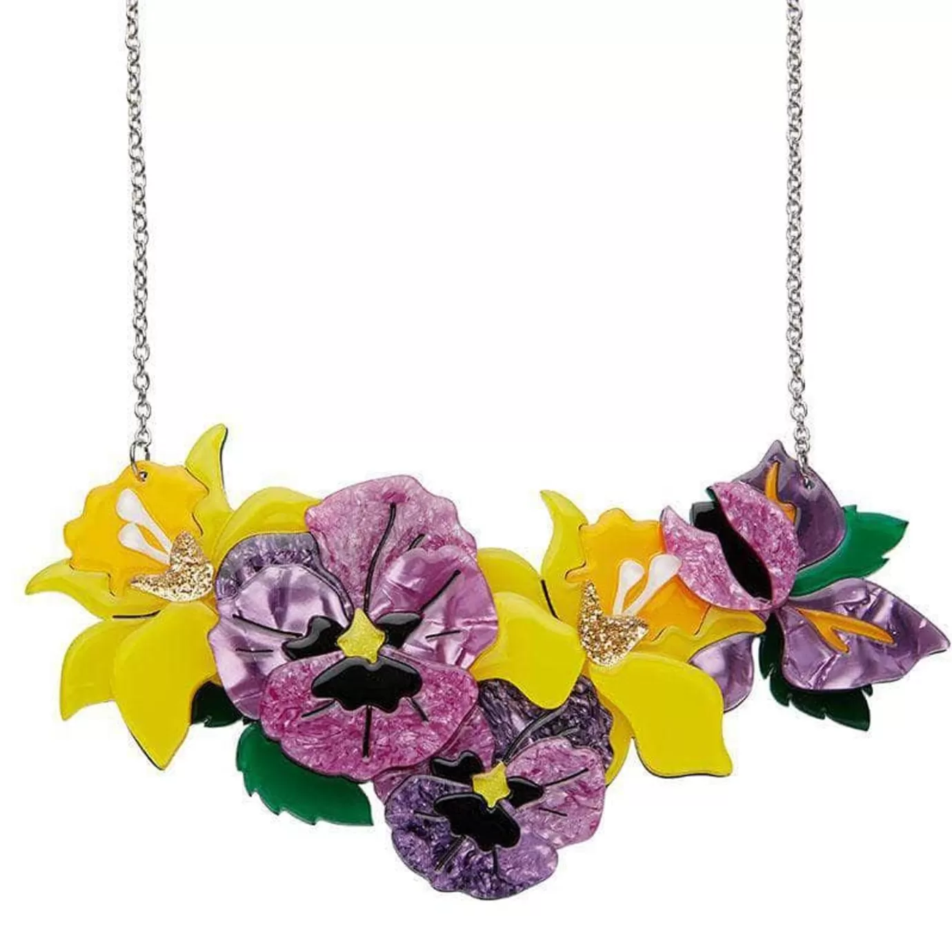Erstwilder Love-In-Idleness Flower Necklace (Large)* Necklaces
