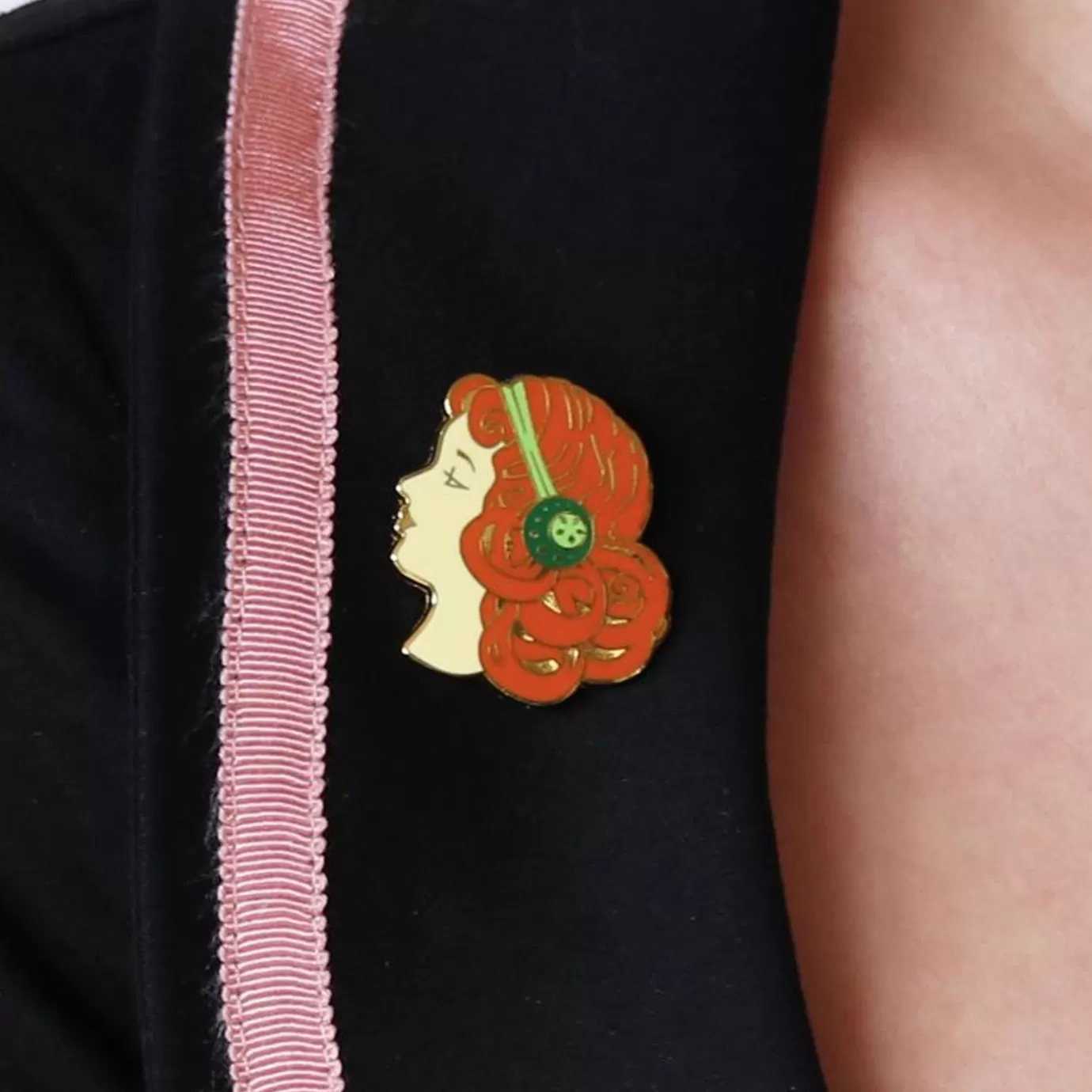 Erstwilder Mademoiselle Bernhardt Enamel Pin* Enamel Pins