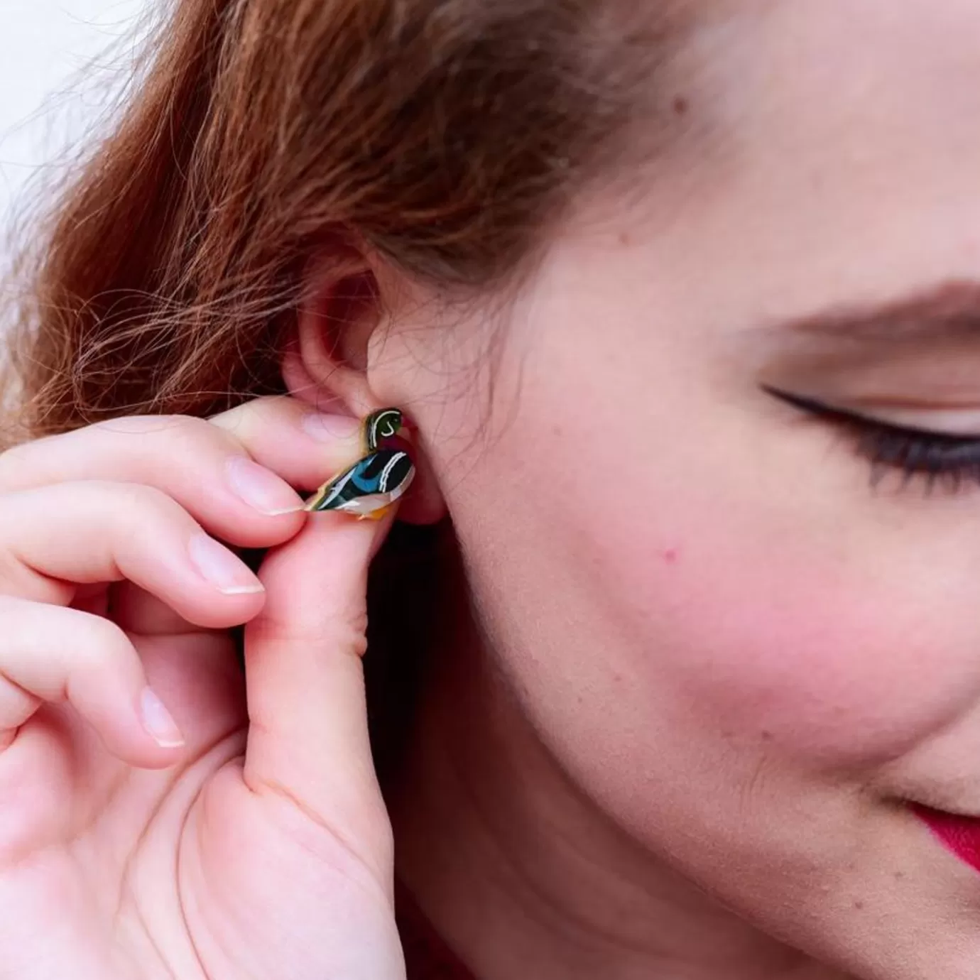 Erstwilder Mallard Ballard Stud Earrings* Earrings